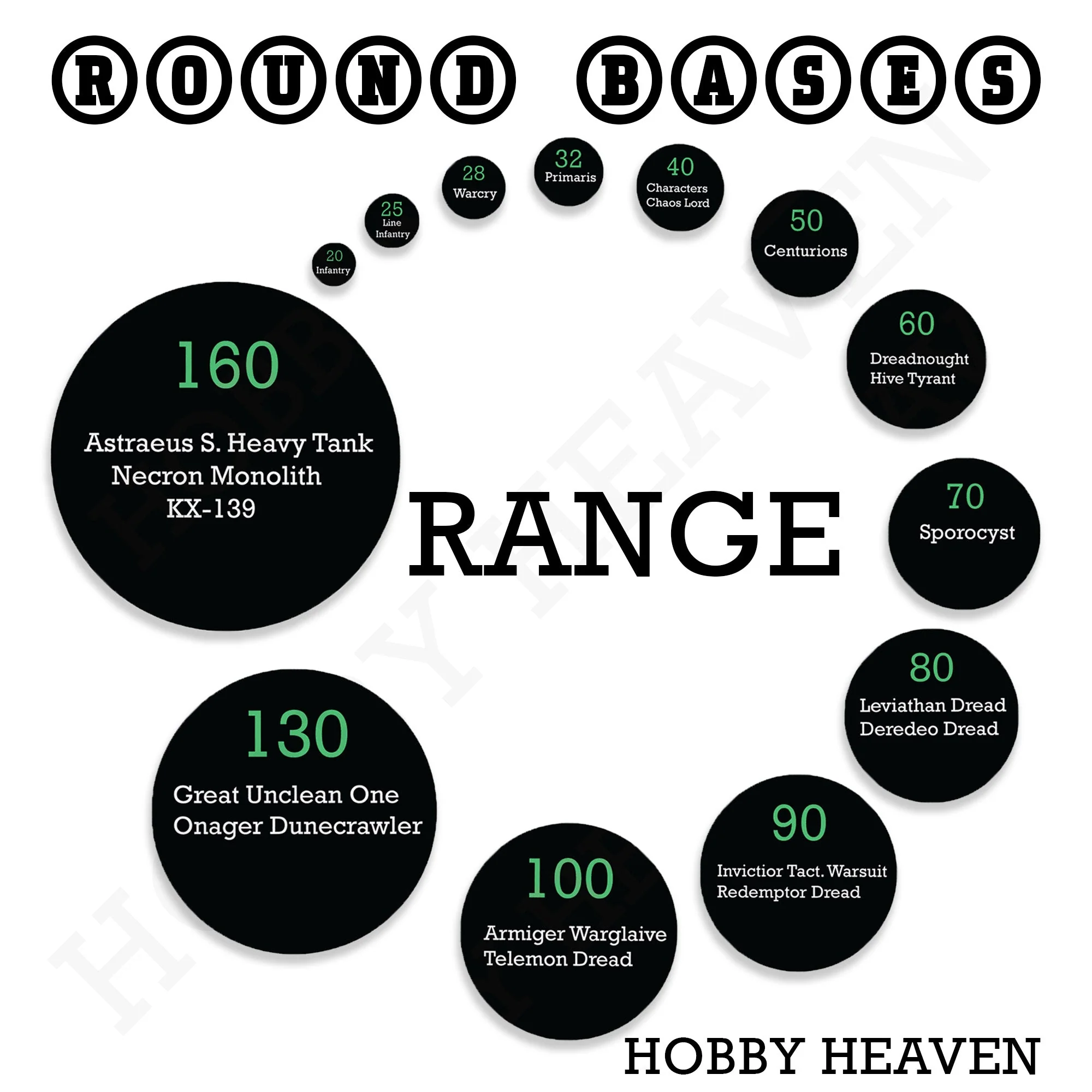 100x60mm Rectangular Plain Plastic Bases - Image 10