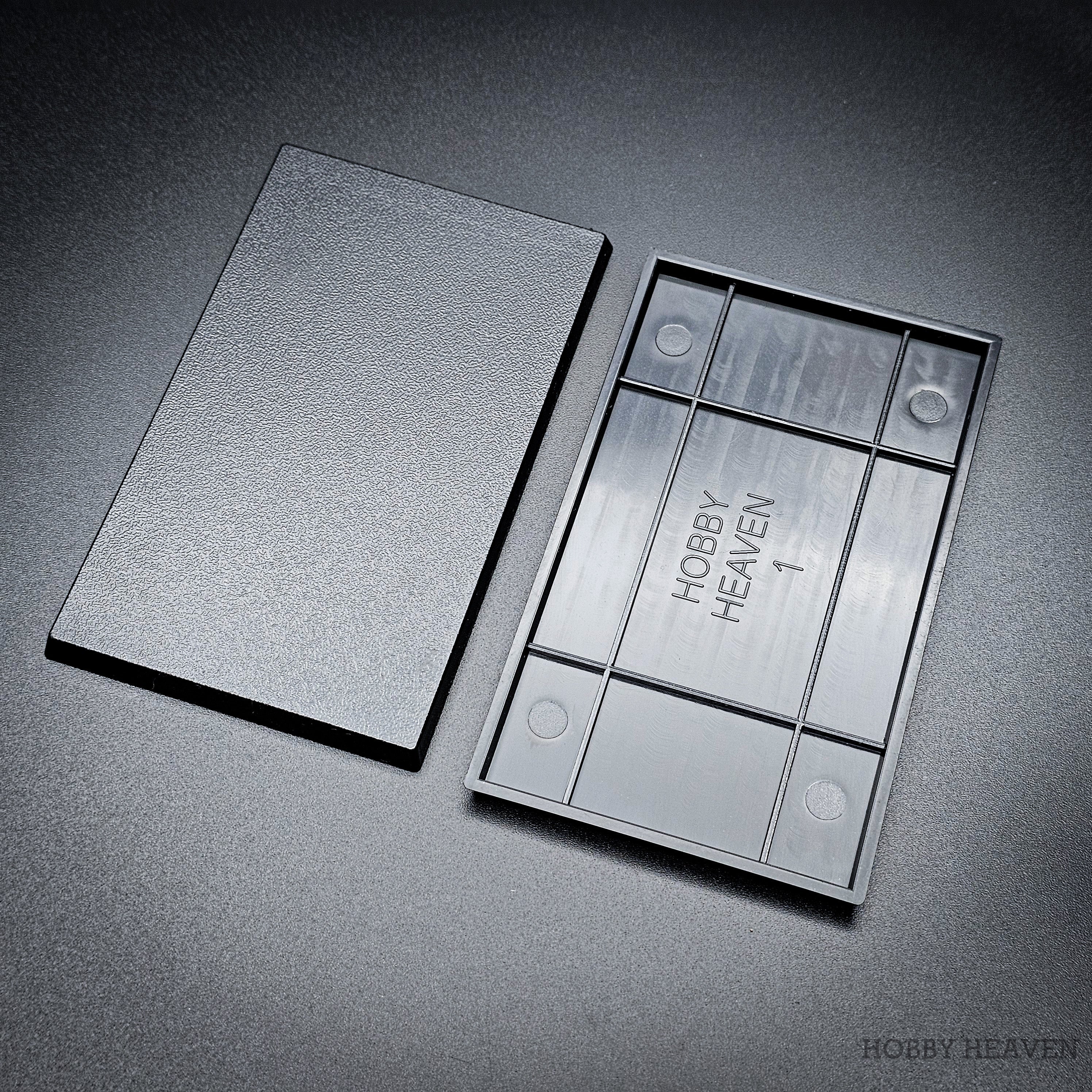 100x60mm Rectangular Plain Plastic Bases - Image 13