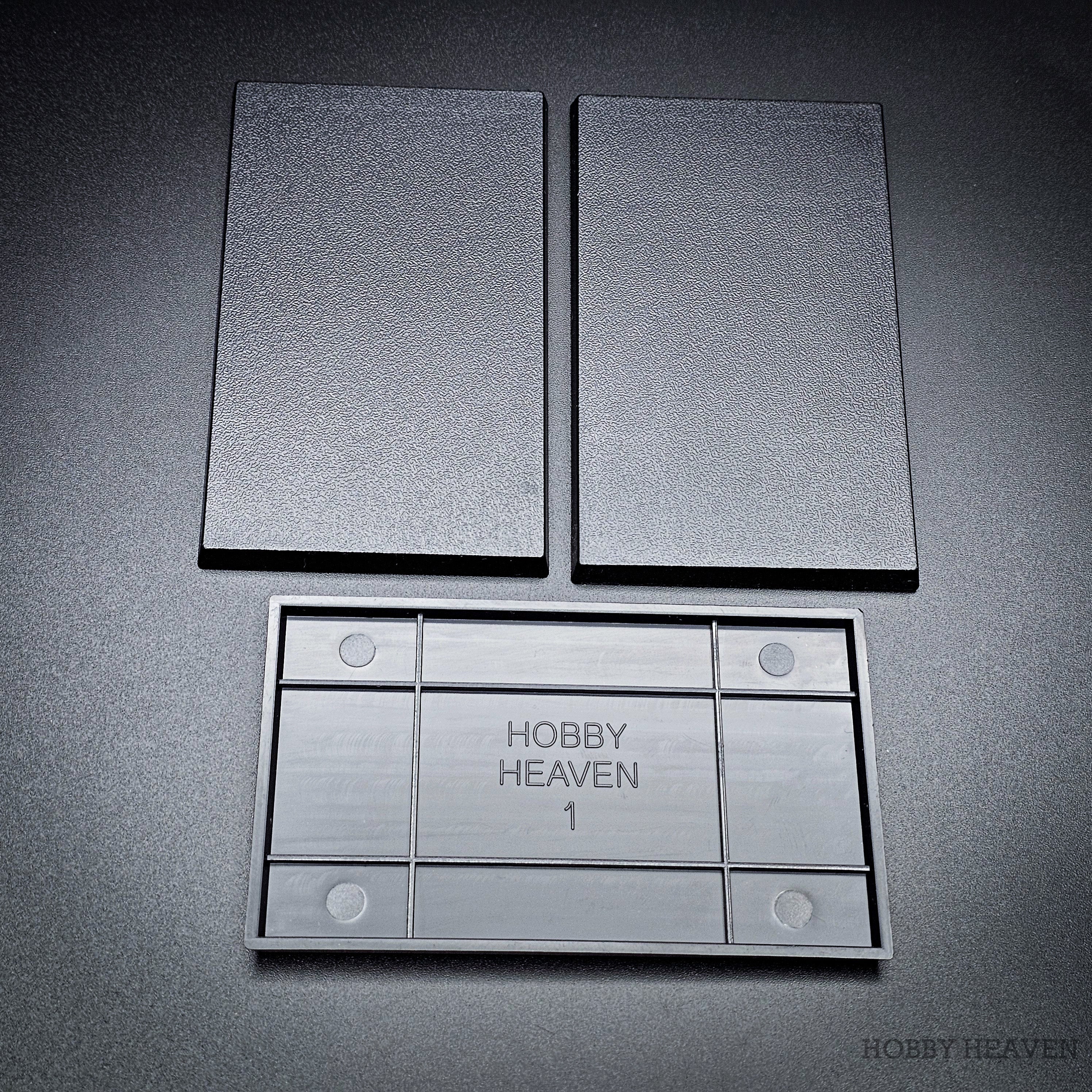 100x60mm Rectangular Plain Plastic Bases - Image 14