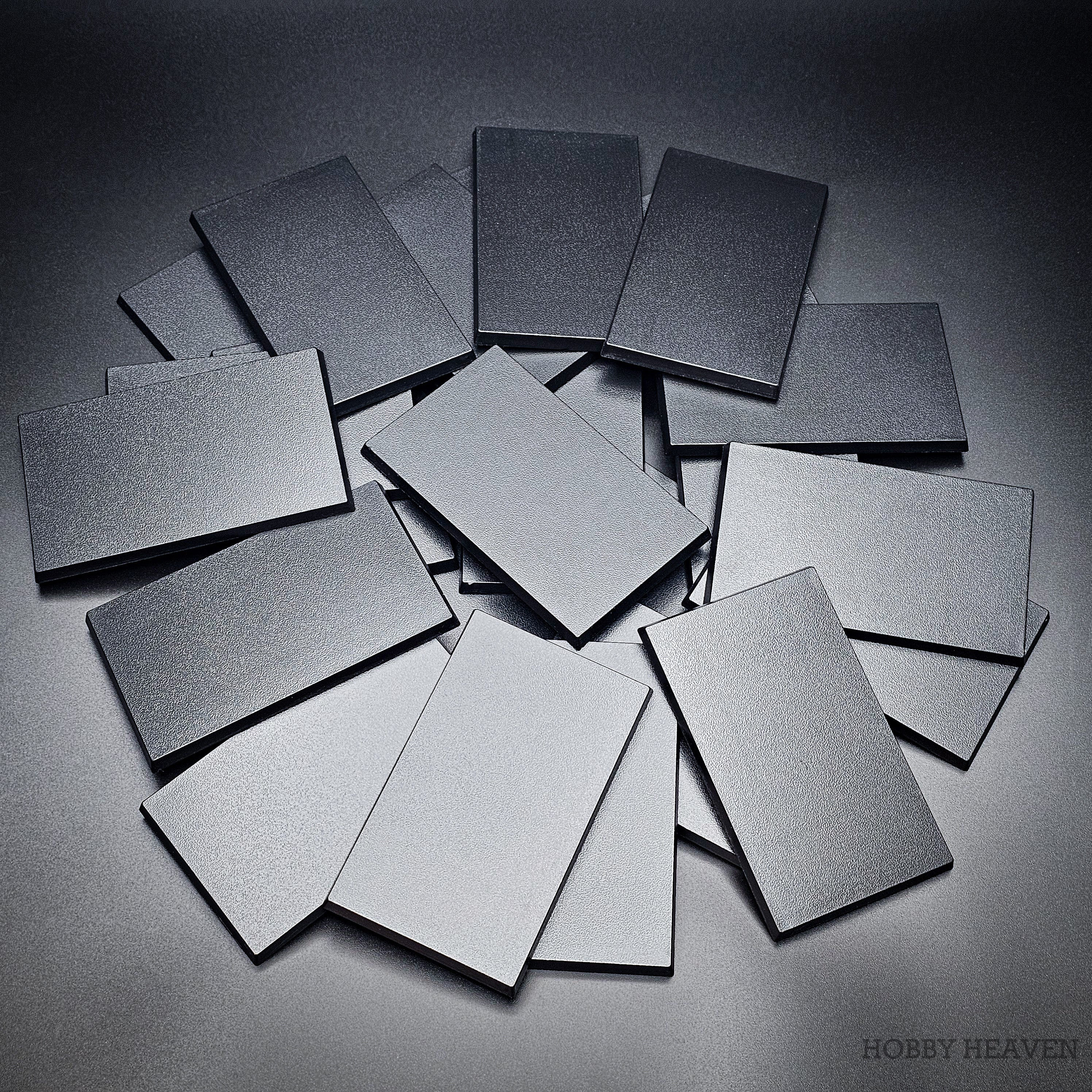 100x60mm Rectangular Plain Plastic Bases - Image 17