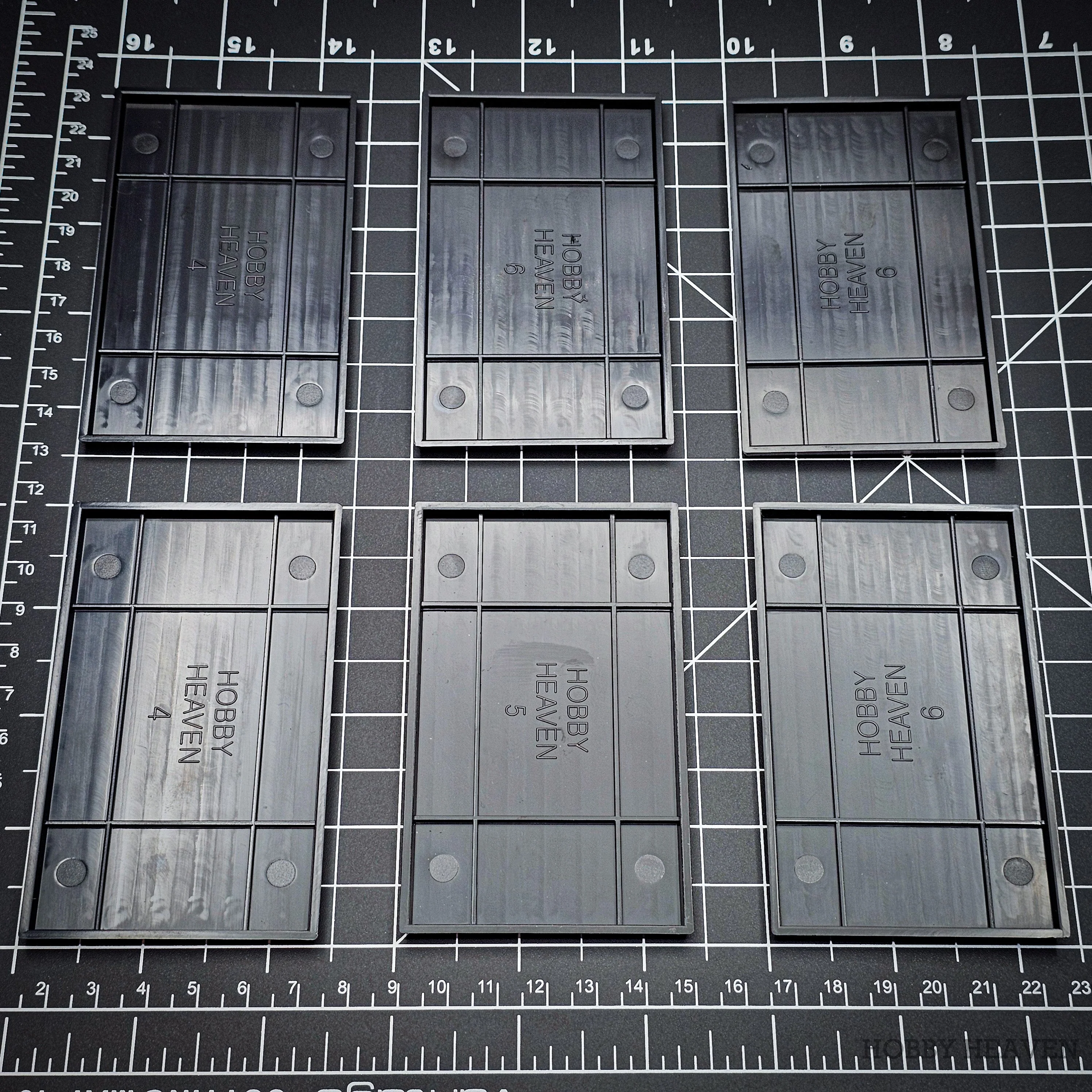 100x60mm Rectangular Plain Plastic Bases - Image 8