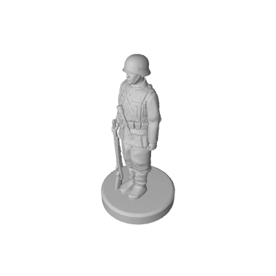3D Printed WW2 German Rifleman (x10) - Image 4