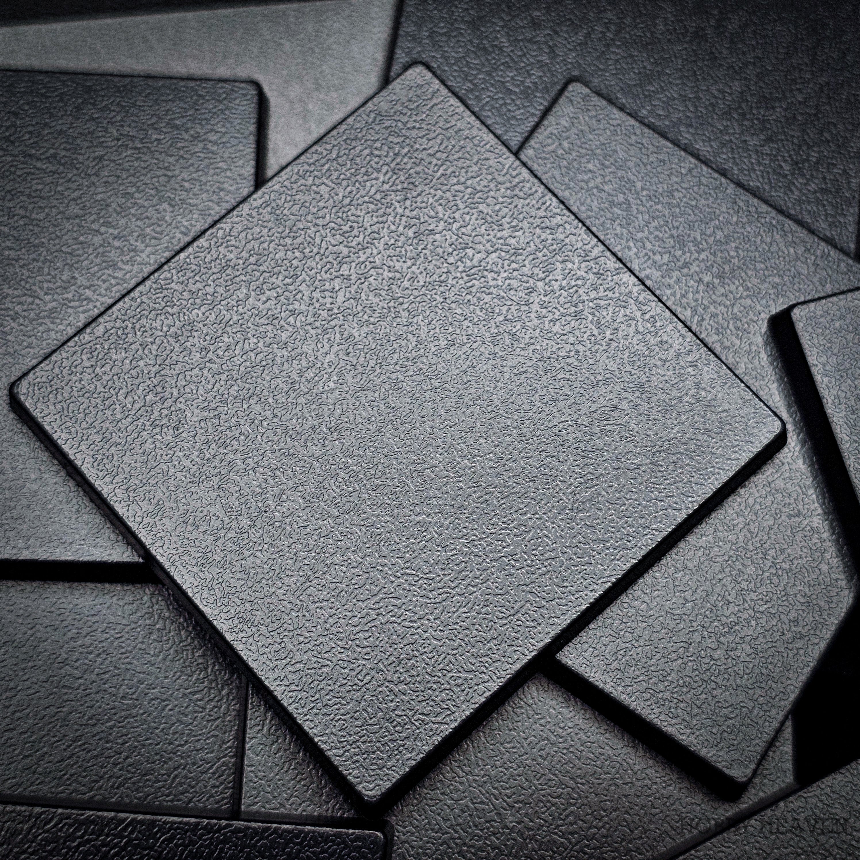 50mm Square Plain Plastic Bases - Image 2