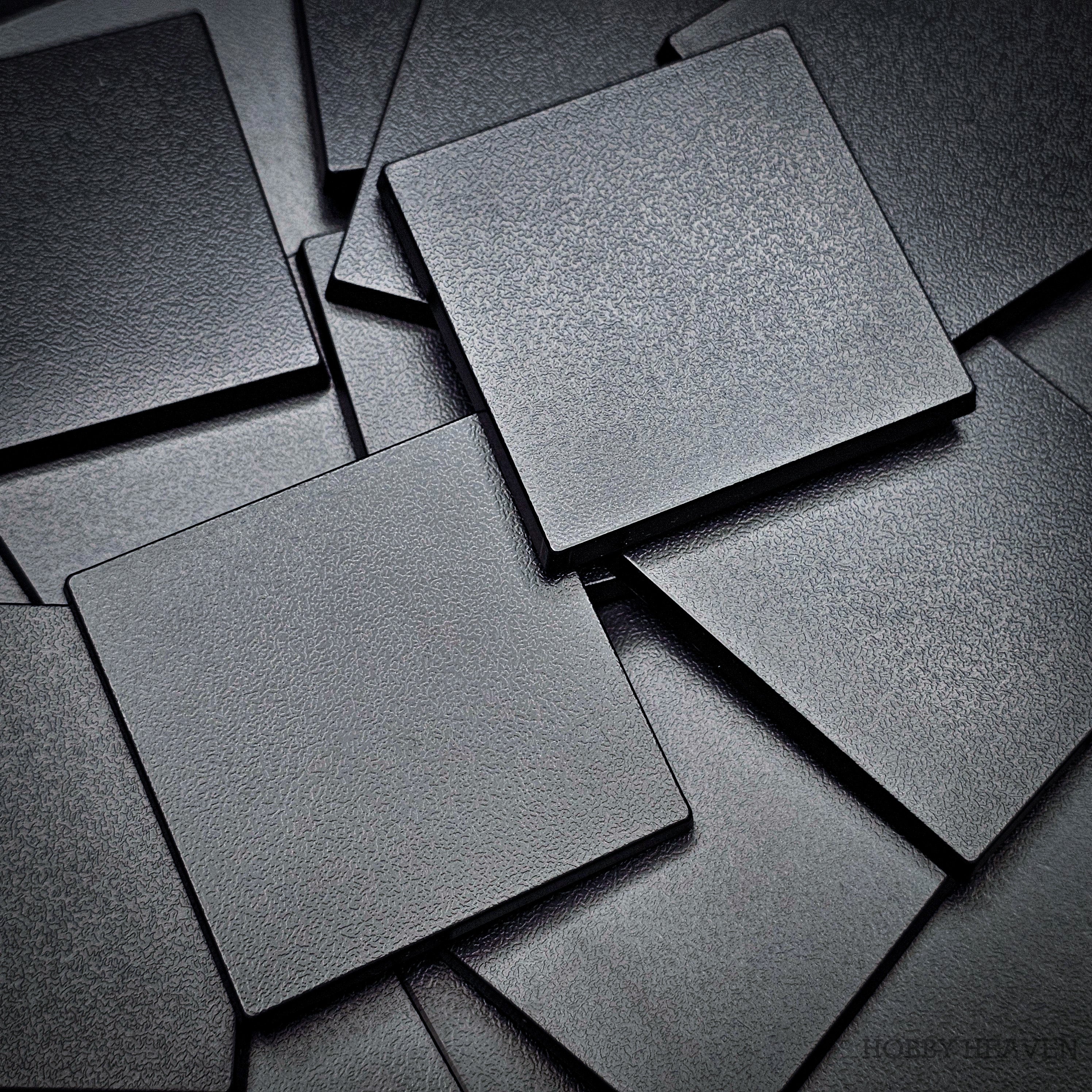50mm Square Plain Plastic Bases - Image 5