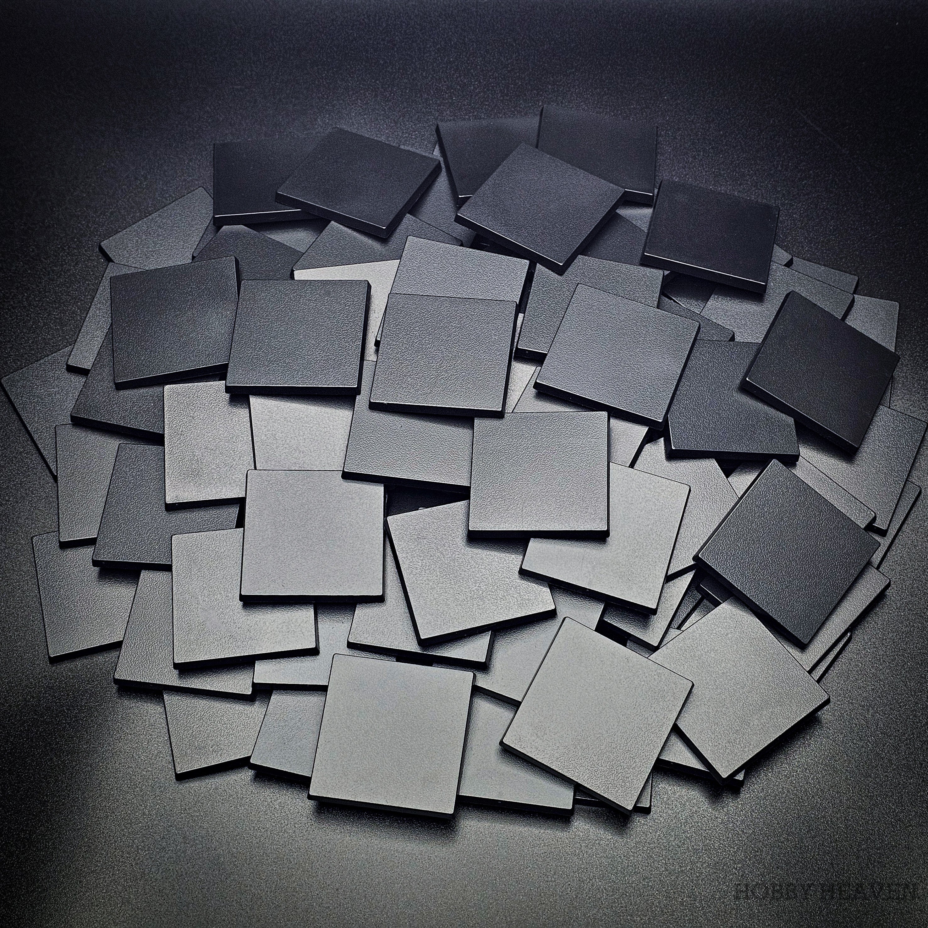 50mm Square Plain Plastic Bases - Image 8