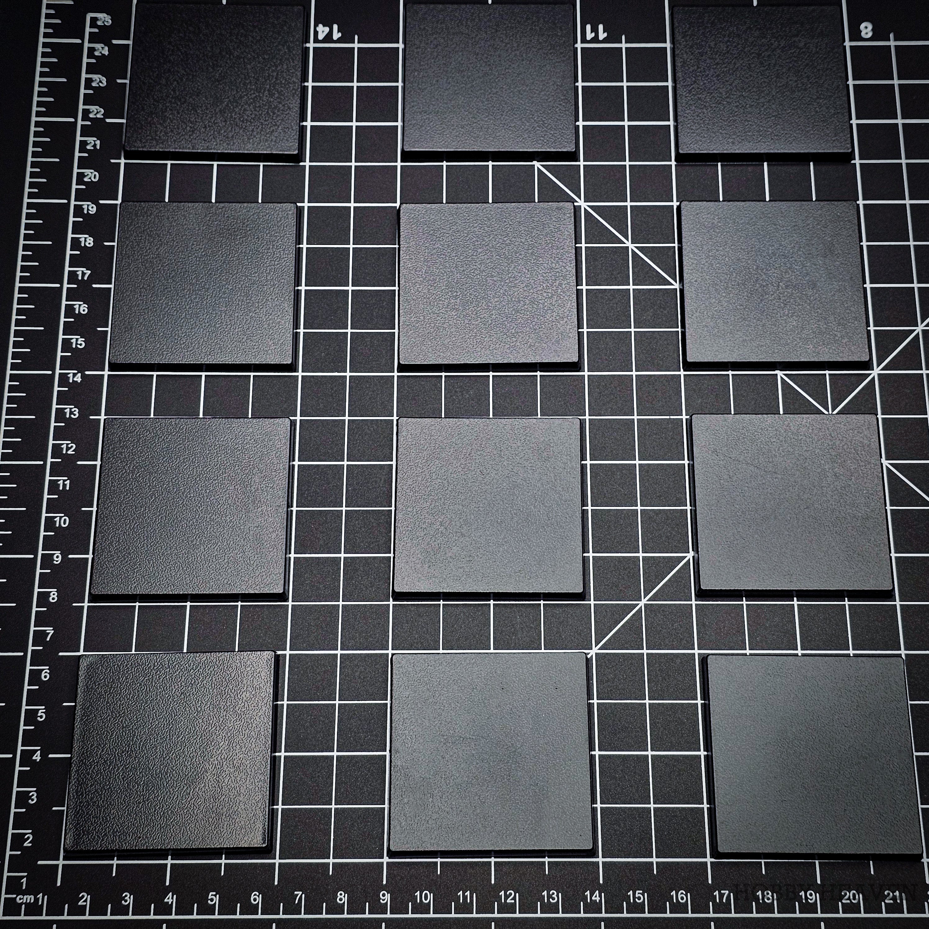 50mm Square Plain Plastic Bases - Image 9
