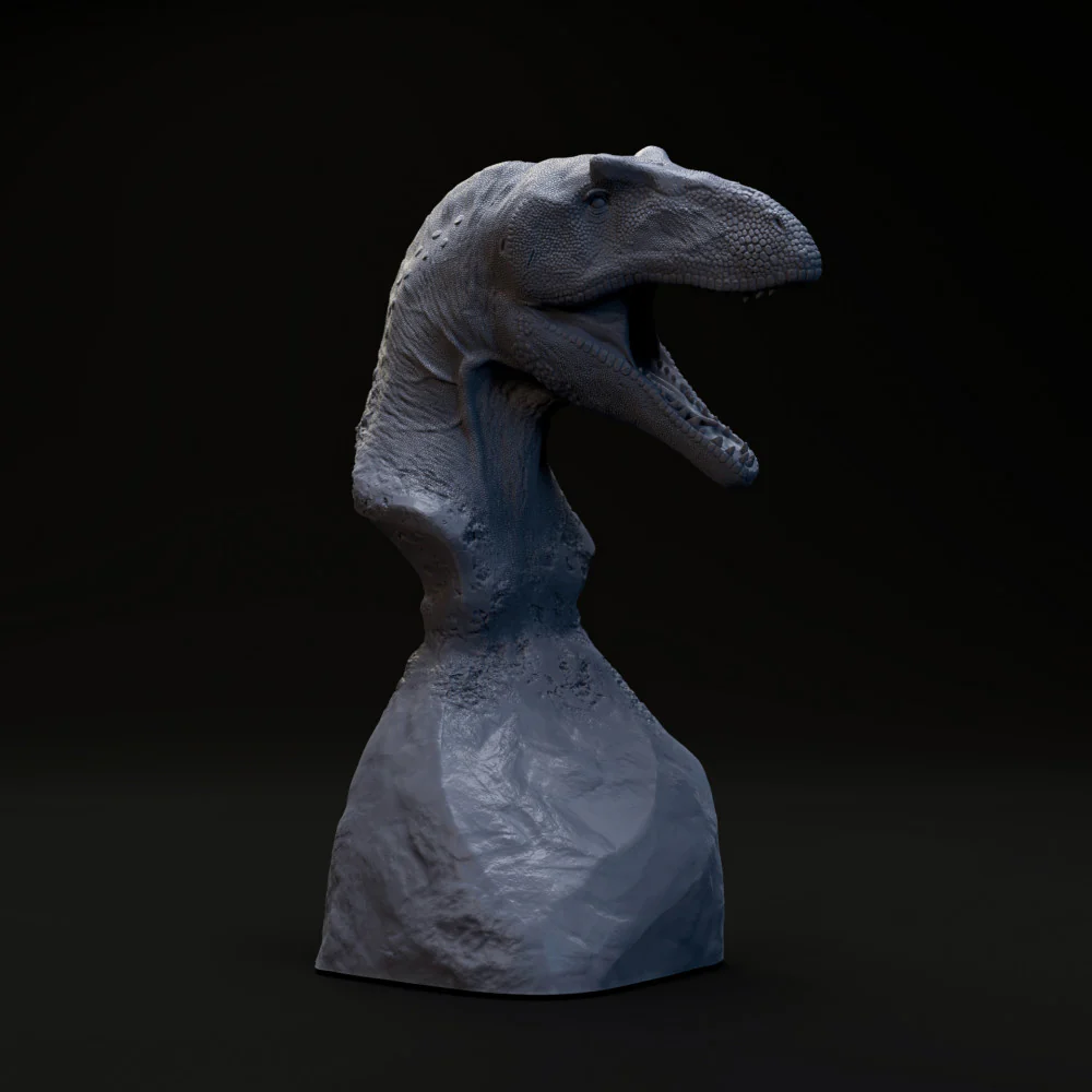 Acrocanthosaurus bust - Image 2