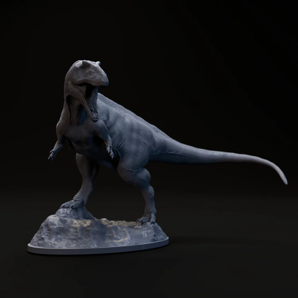 Acrocanthosaurus roaring 1-35 scale dinosaur - Image 3