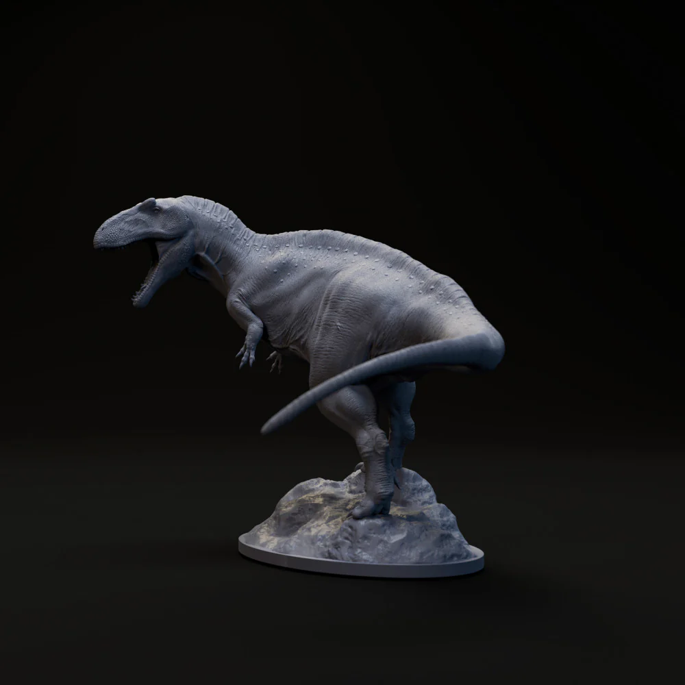 Acrocanthosaurus roaring 1-35 scale dinosaur - Image 4