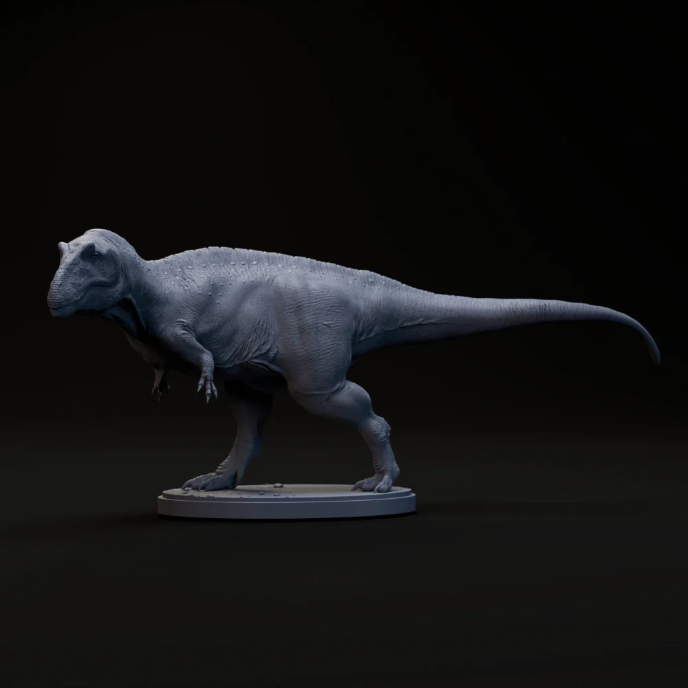 Acrocanthosaurus walking 1-35 scale dinosaur - Image 2