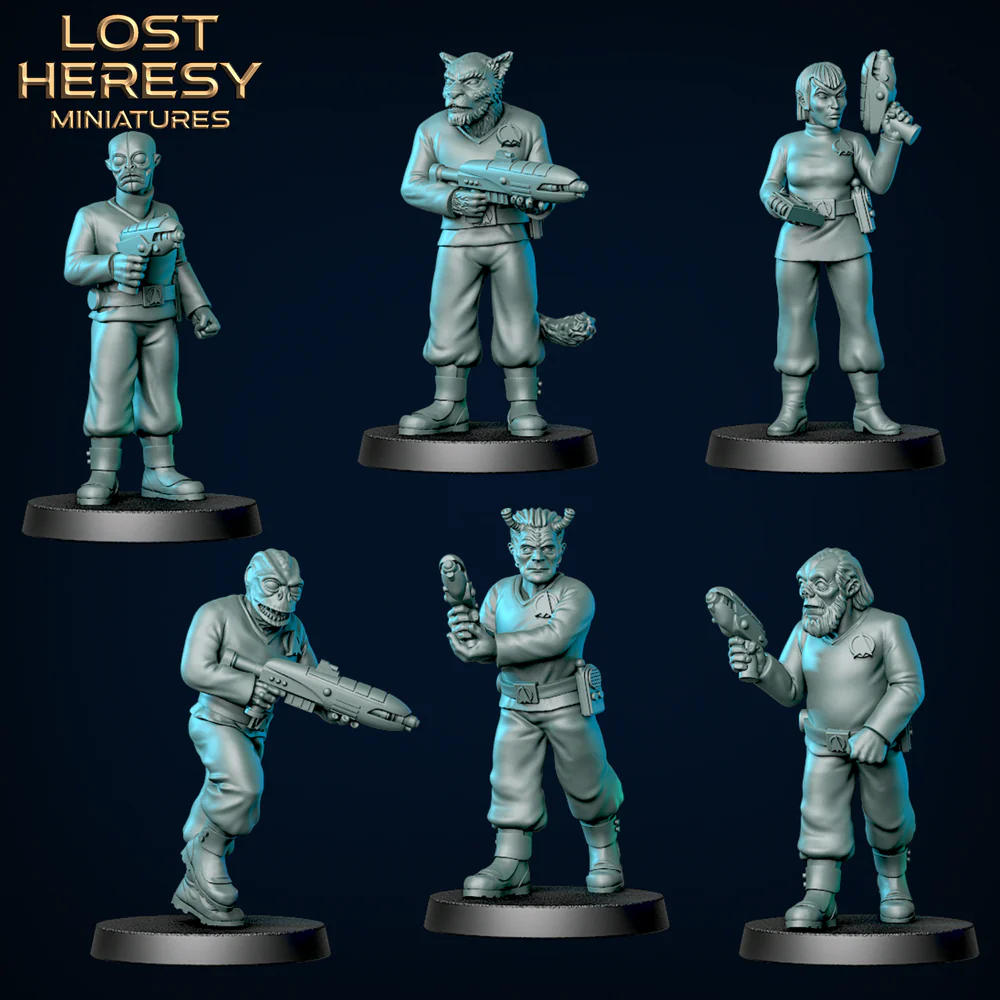 Away Team Red Alien Allies