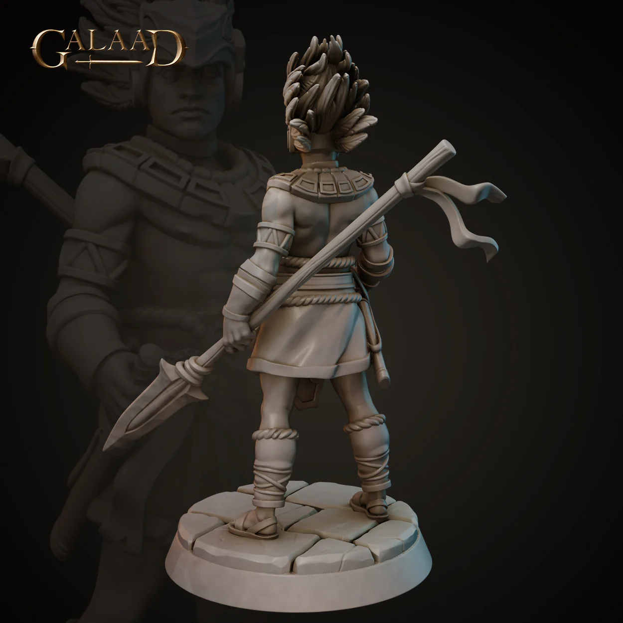 Aztec Male Fighter - Image 2