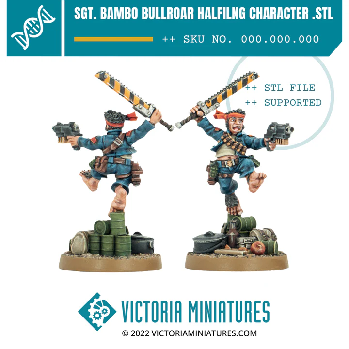 Bambo Bullroar Halfling Character