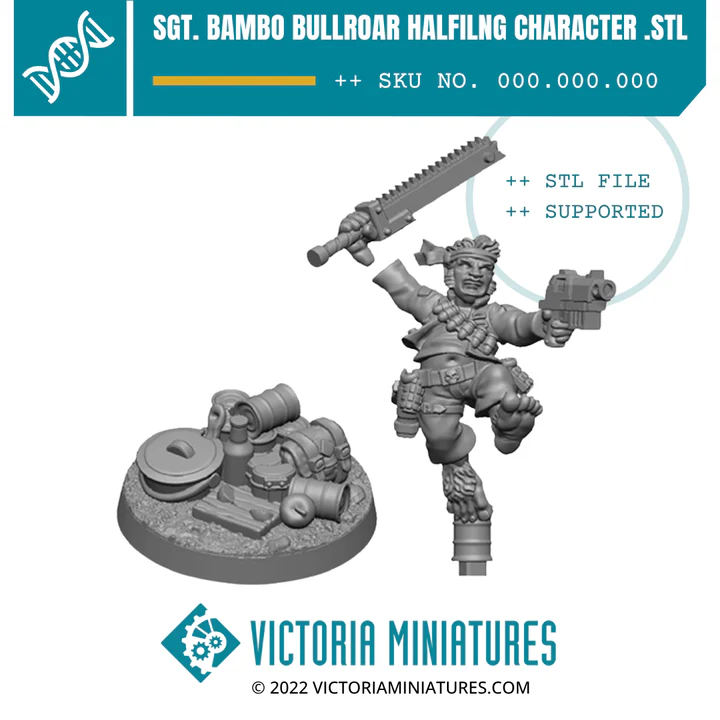 Bambo Bullroar Halfling Character - Image 2