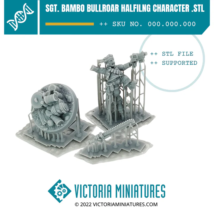 Bambo Bullroar Halfling Character - Image 3