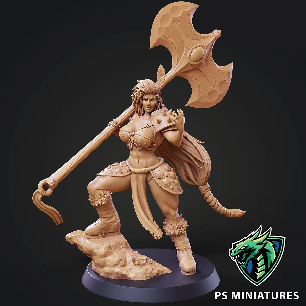 Barbarian Battlemaster Pose 3
