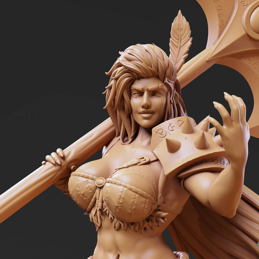 Barbarian Battlemaster Pose 3 - Image 2