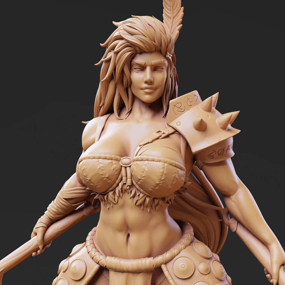 Barbarian Battlemaster Pose 4 - Image 2