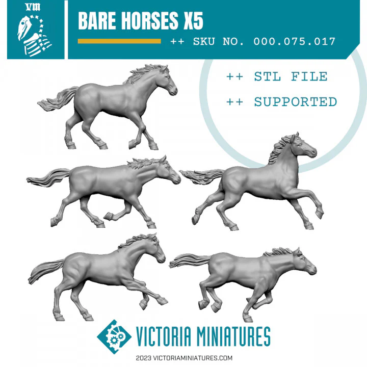 Bare Horses x5 - Image 4