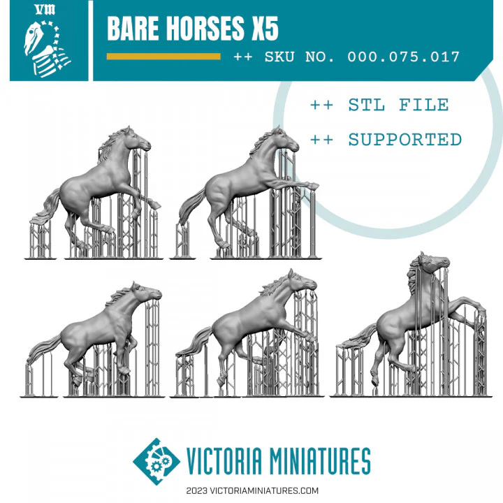 Bare Horses x5 - Image 6