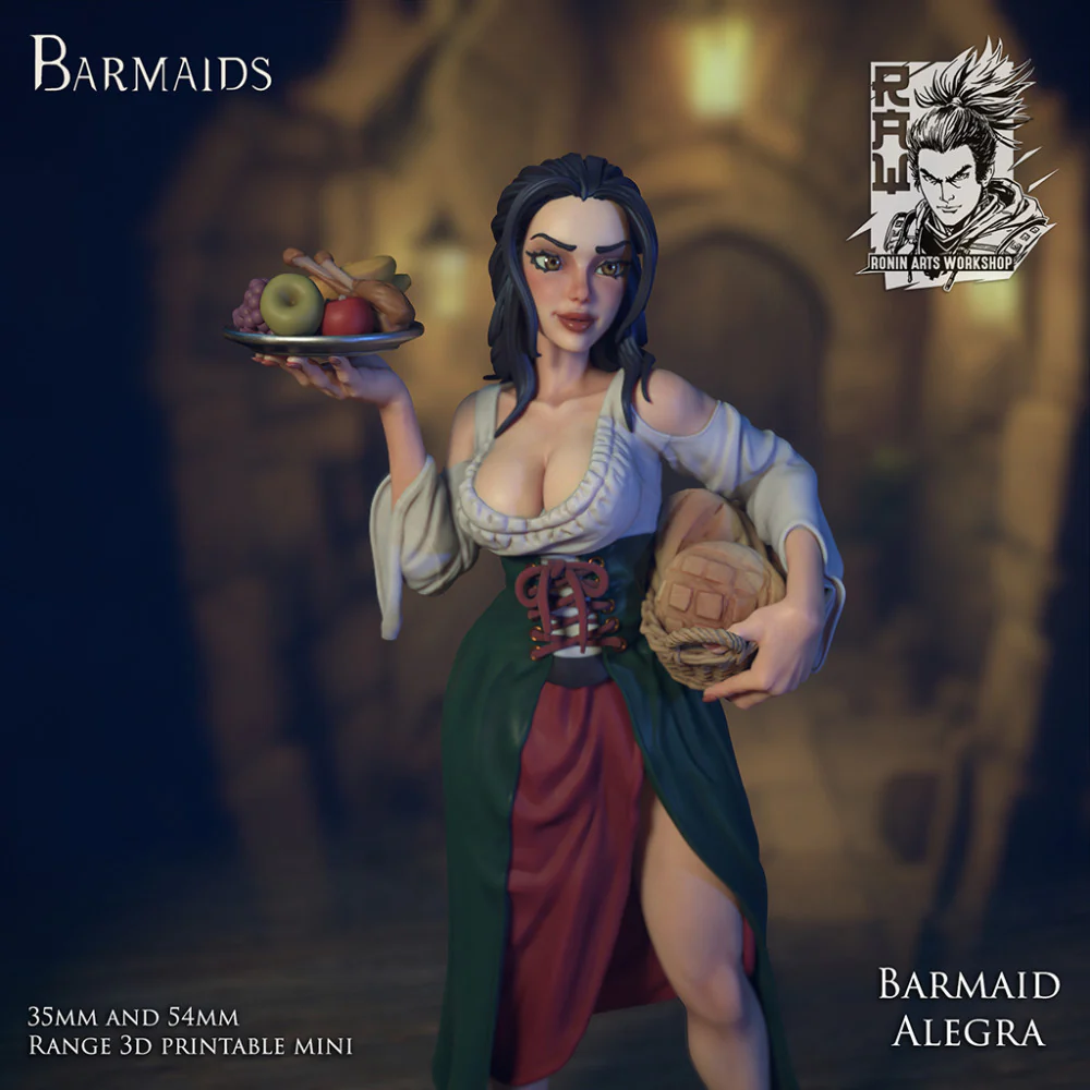 Barmaid Alegra - 54mm - Image 3