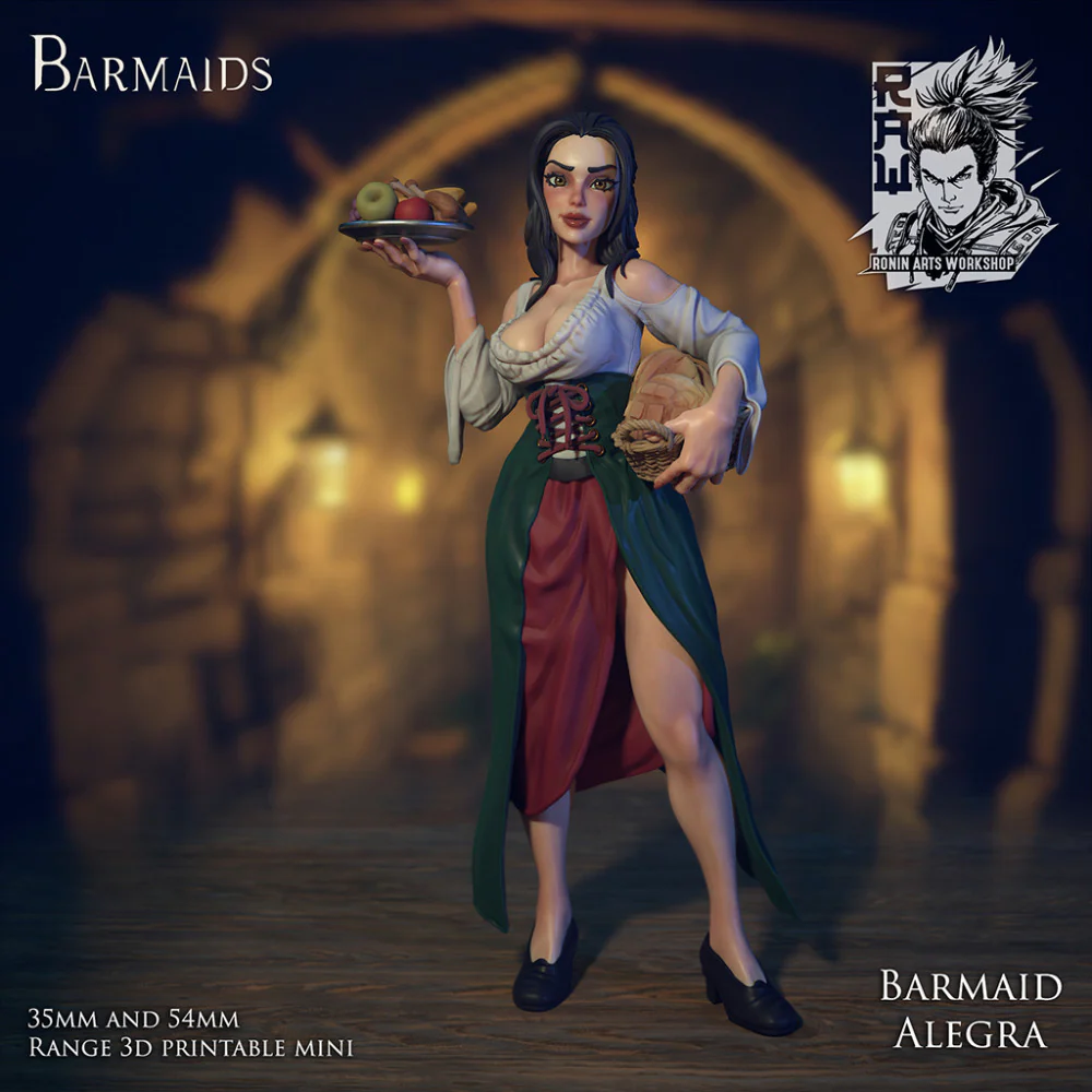 Barmaid Alegra - 54mm - Image 4