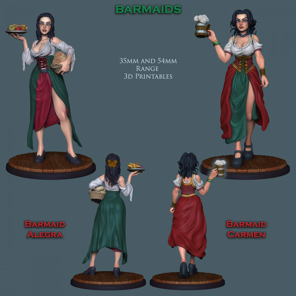 Barmaid Alegra - 54mm - Image 5