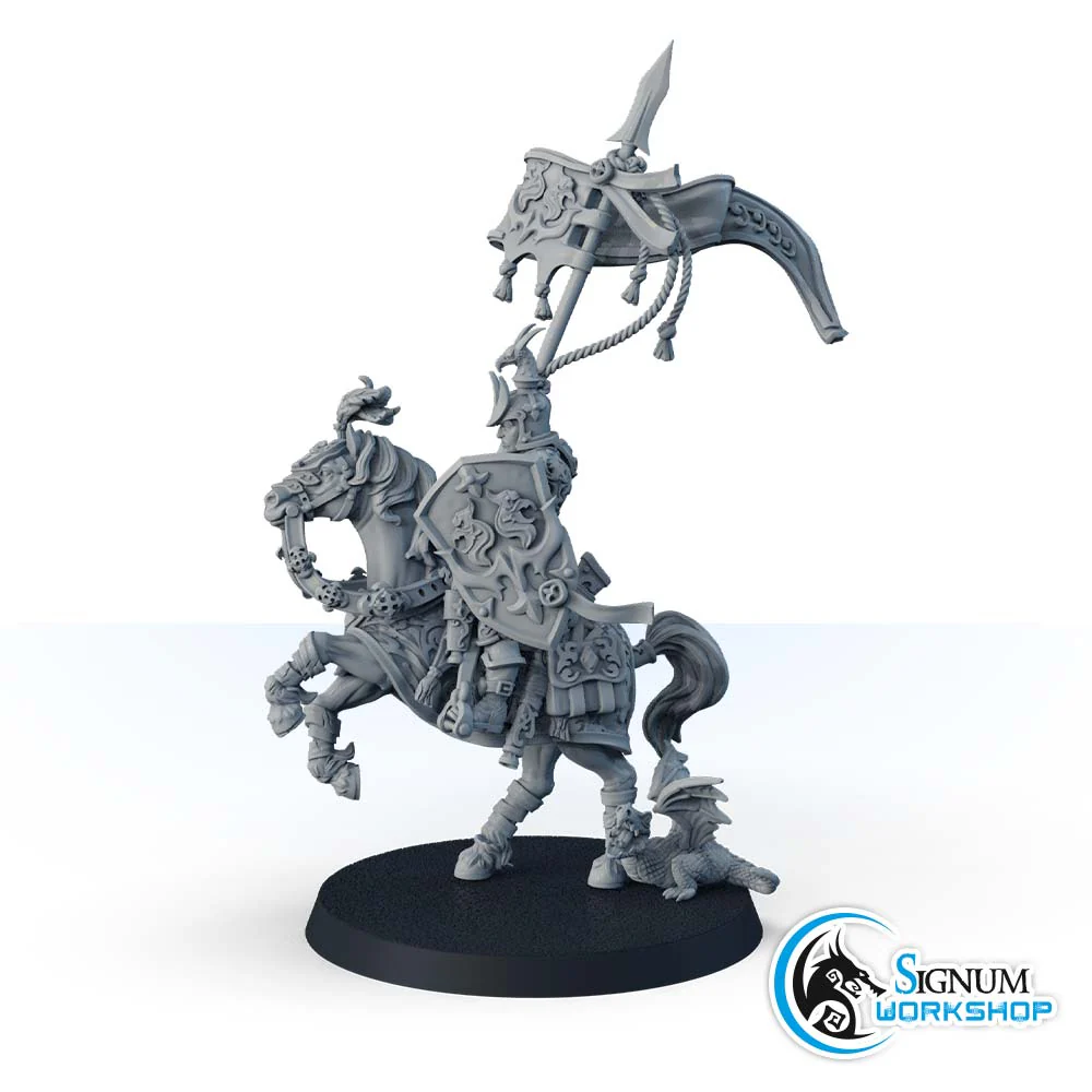 Baronial Knight with Banner