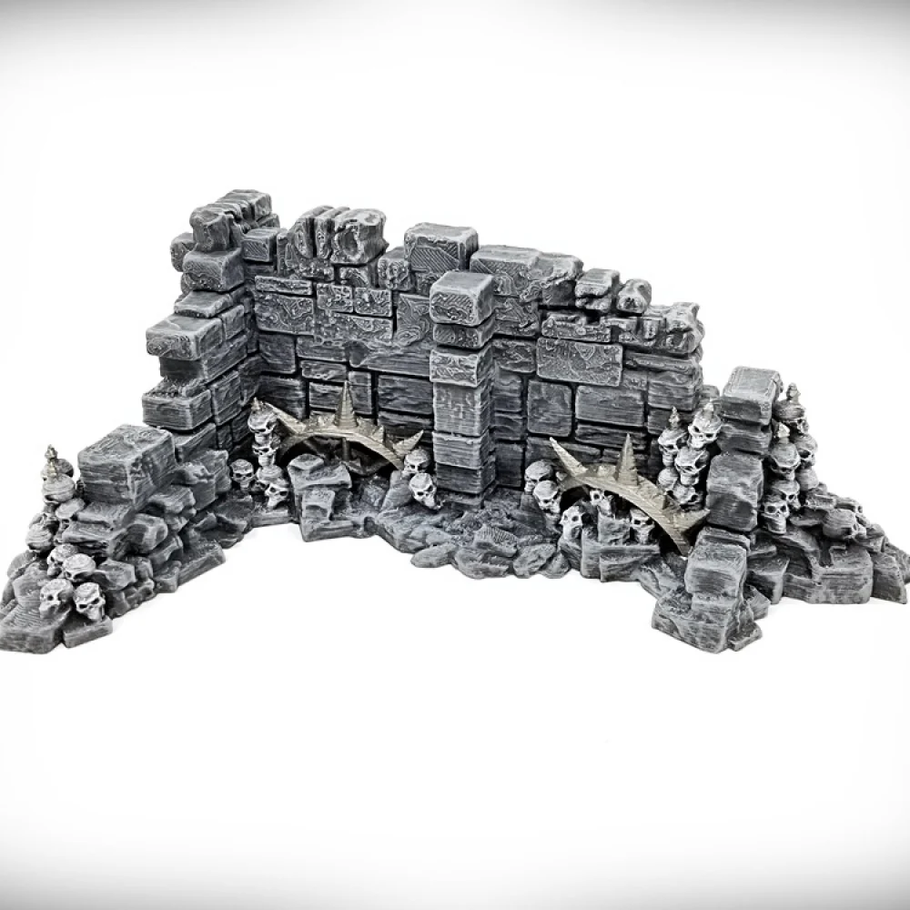 Basic Corner Wall A: Ancient Ruins GRIMDARK Terrain Set