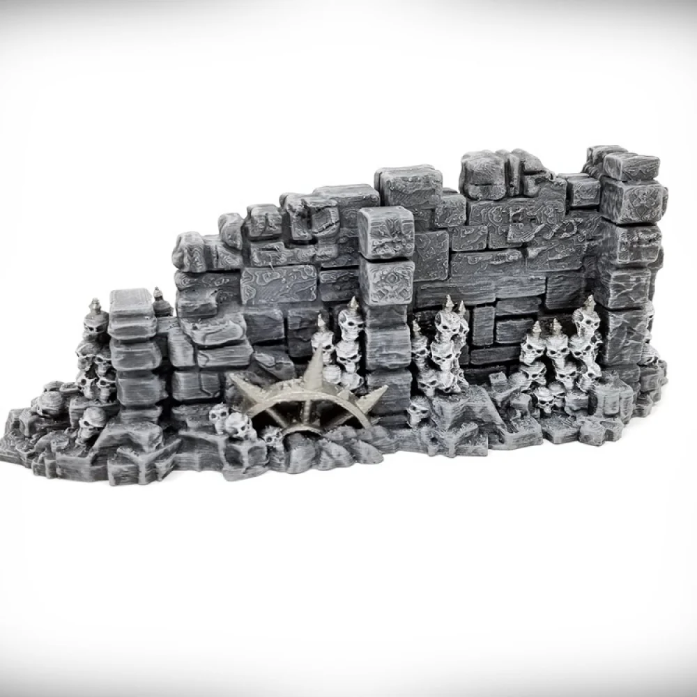 Basic Corner Wall A: Ancient Ruins GRIMDARK Terrain Set - Image 5