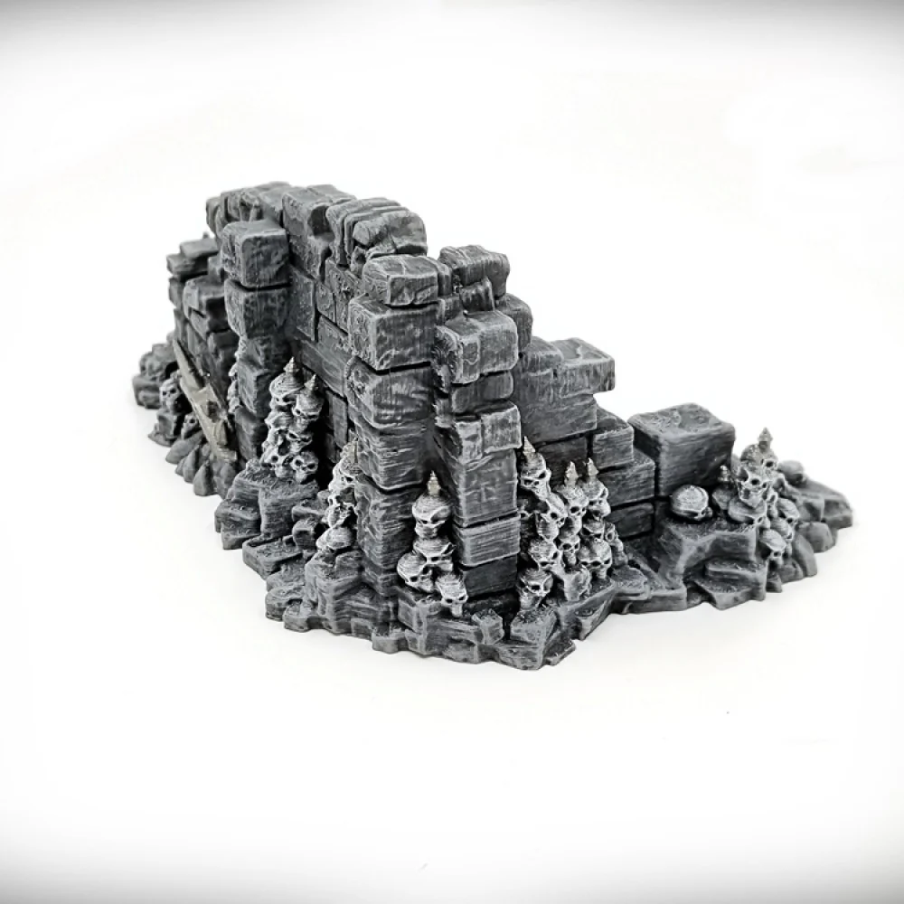 Basic Corner Wall A: Ancient Ruins GRIMDARK Terrain Set - Image 6