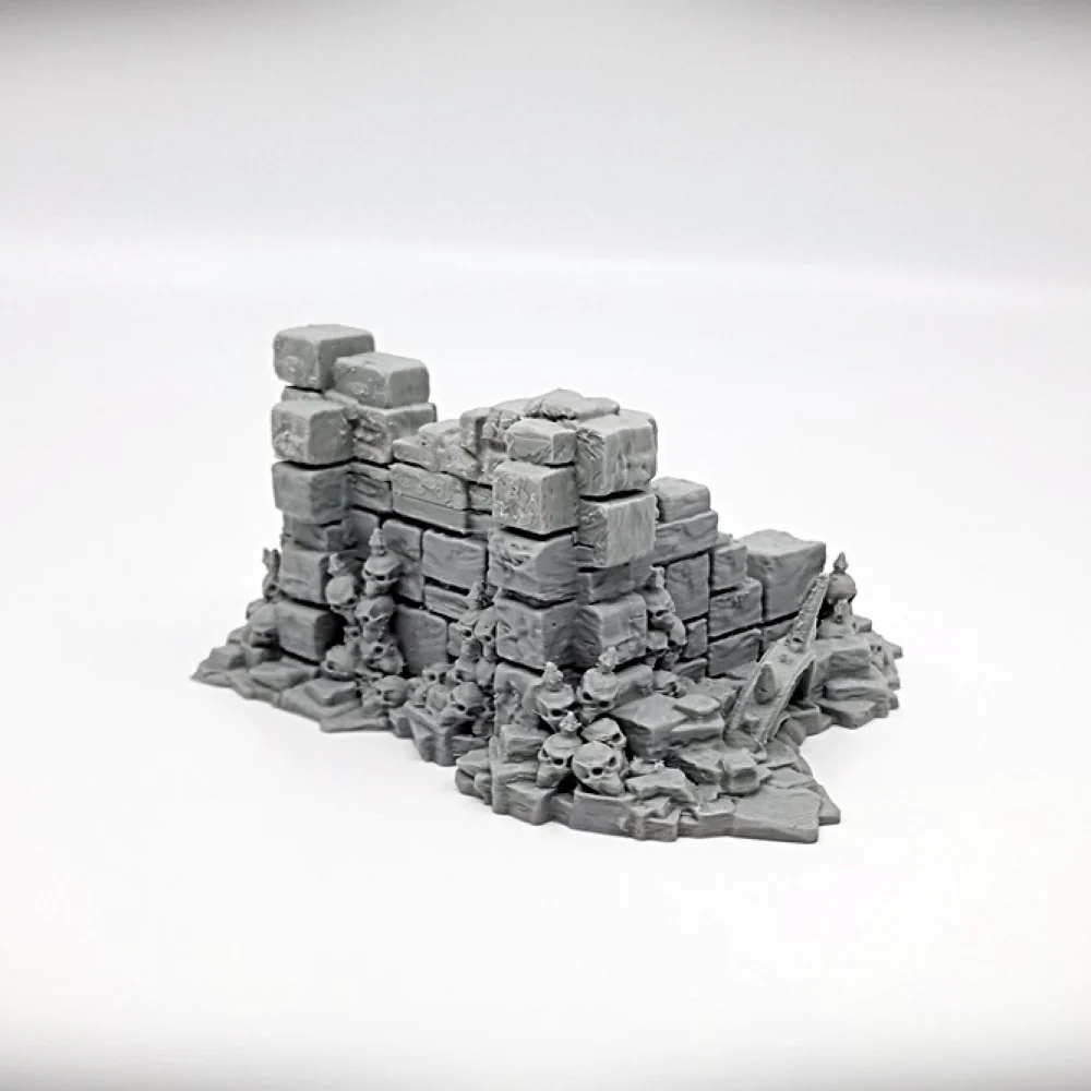 Basic Corner Wall B: Ancient Ruins GRIMDARK Terrain Set - Image 5