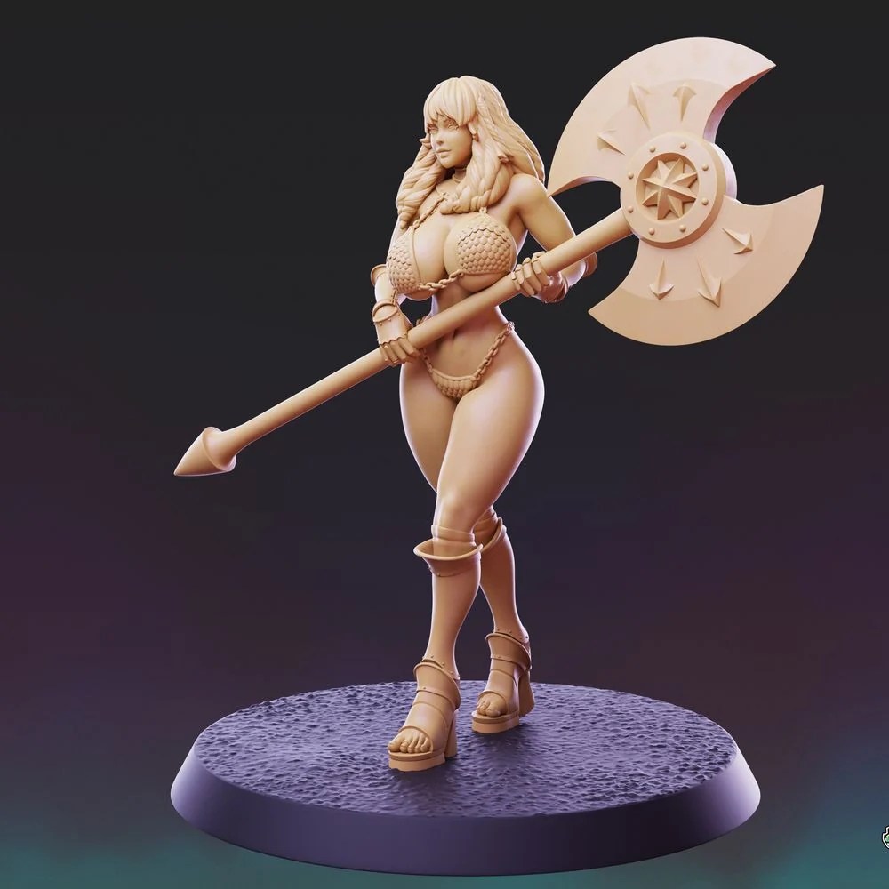 Bikini Warrior XL Body Variant - Pose 2 - Image 3