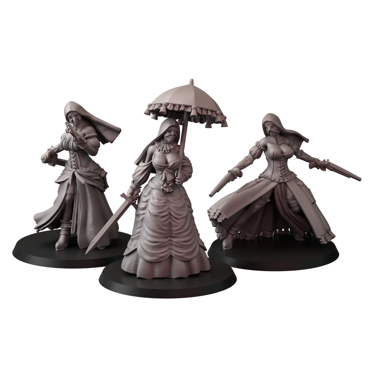 Carnival Nuns (3 Models) - Image 2