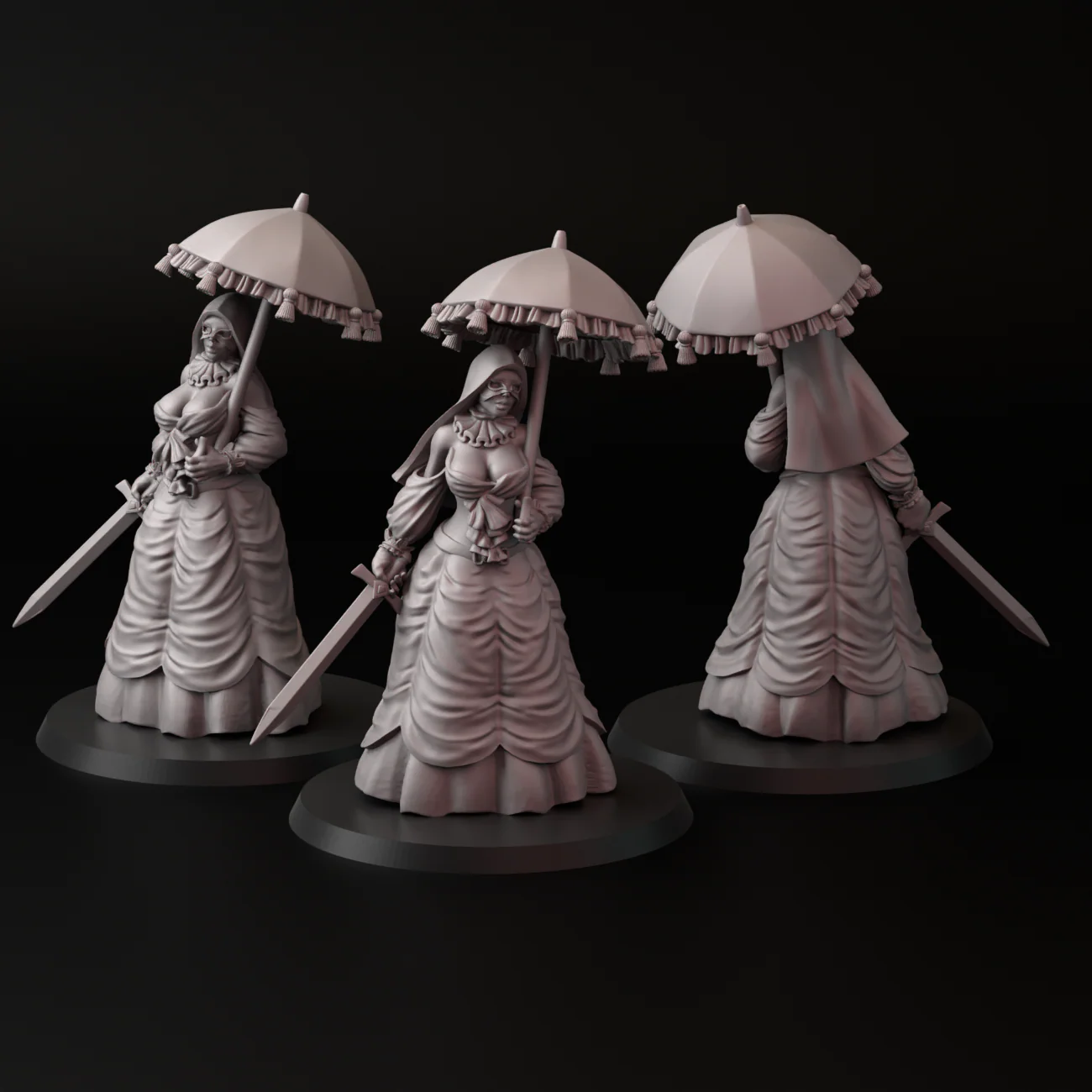 Carnival Nuns (3 Models) - Image 5