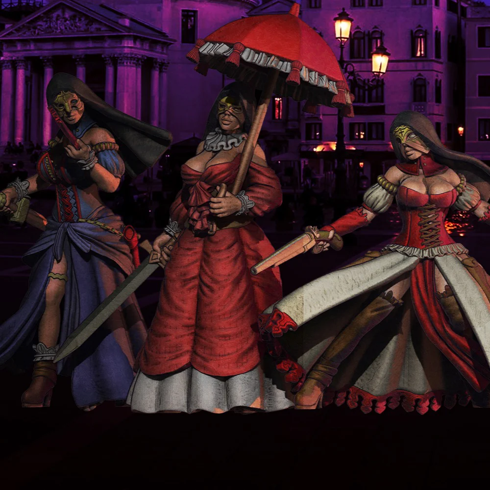 Carnival Nuns (3 Models) - Image 6