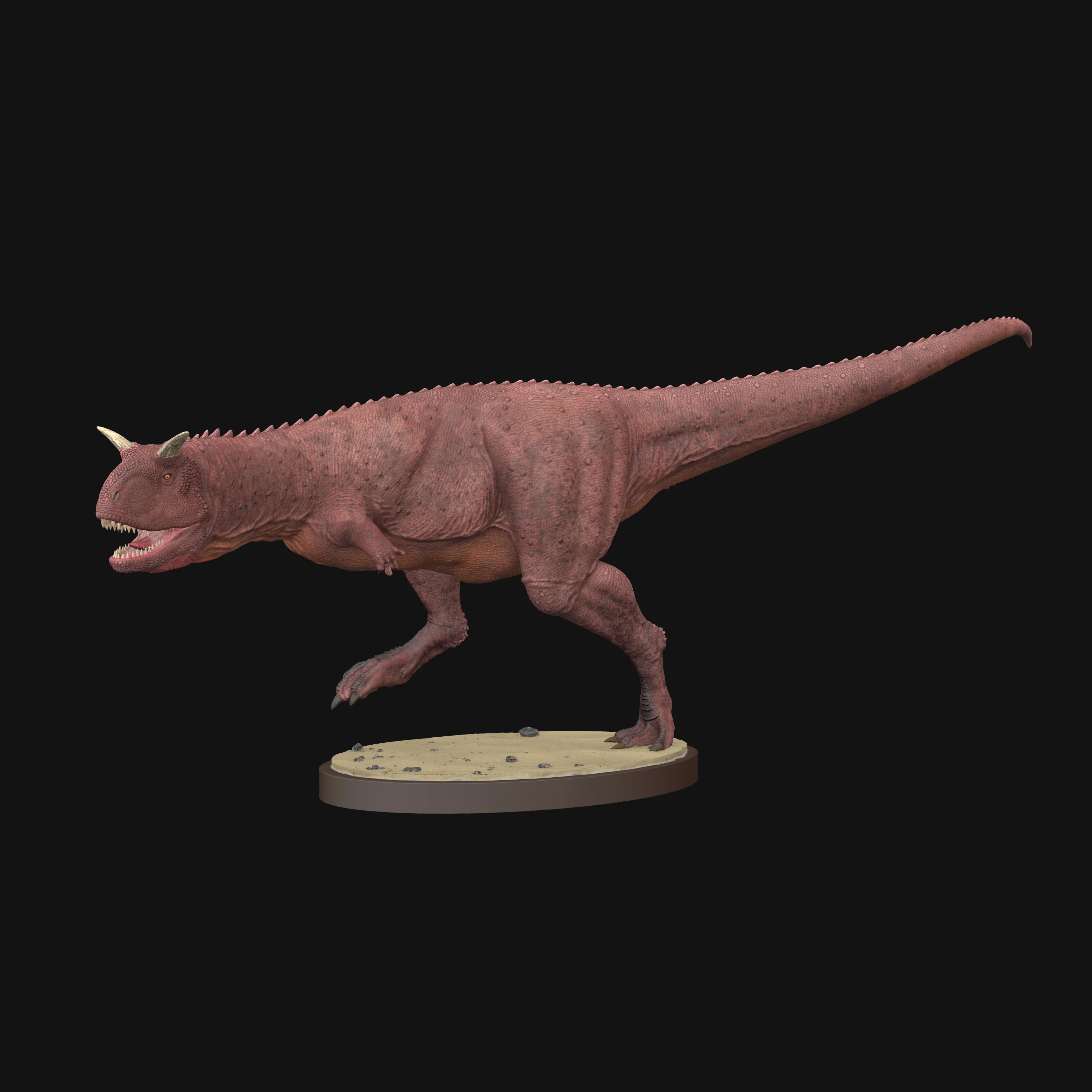 Carnotaurus running pre colored 1:35 scale