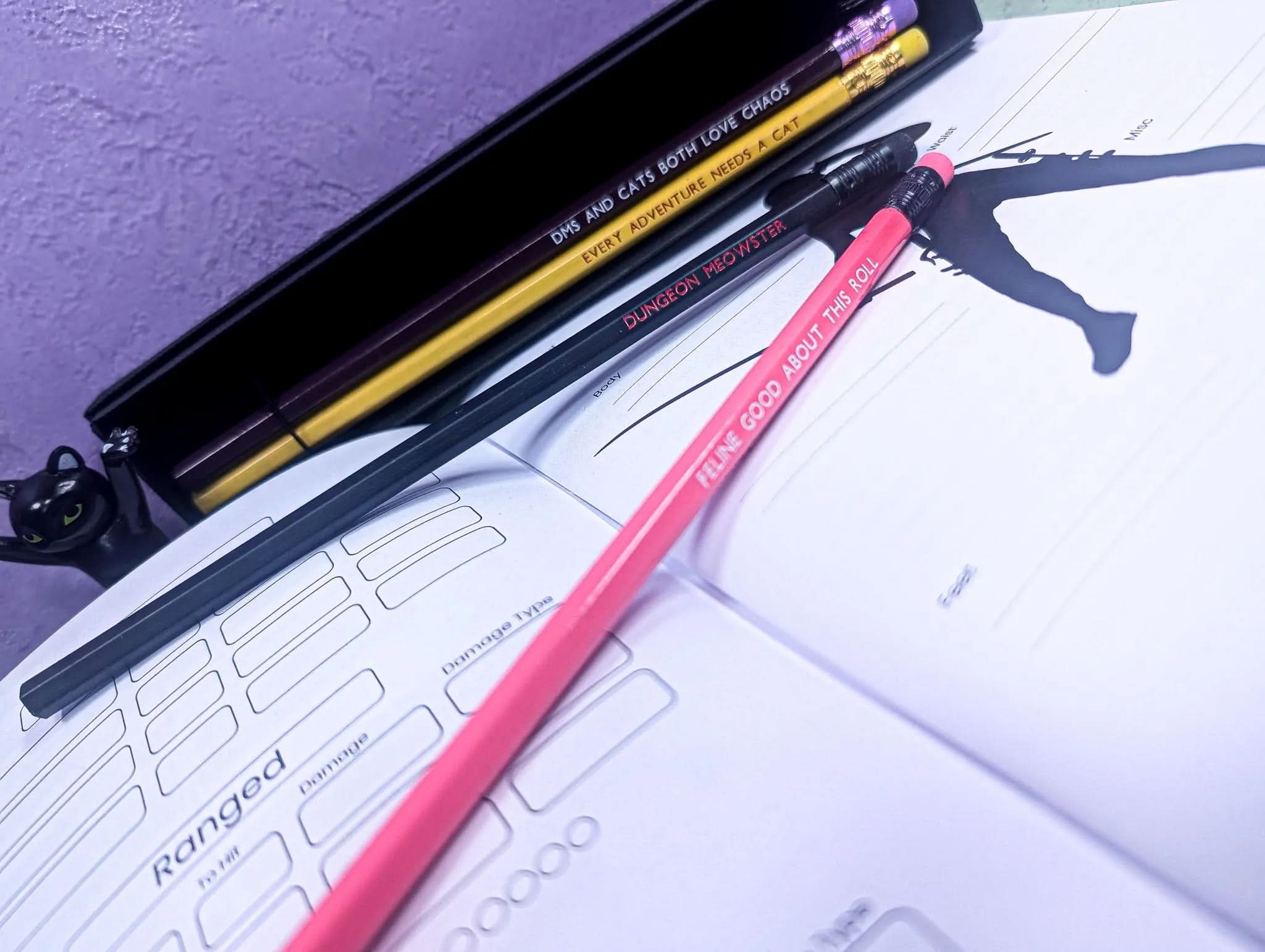 Cat Pencils | Dungeon meowster | Perfect for Cats and Catacombs - Image 3
