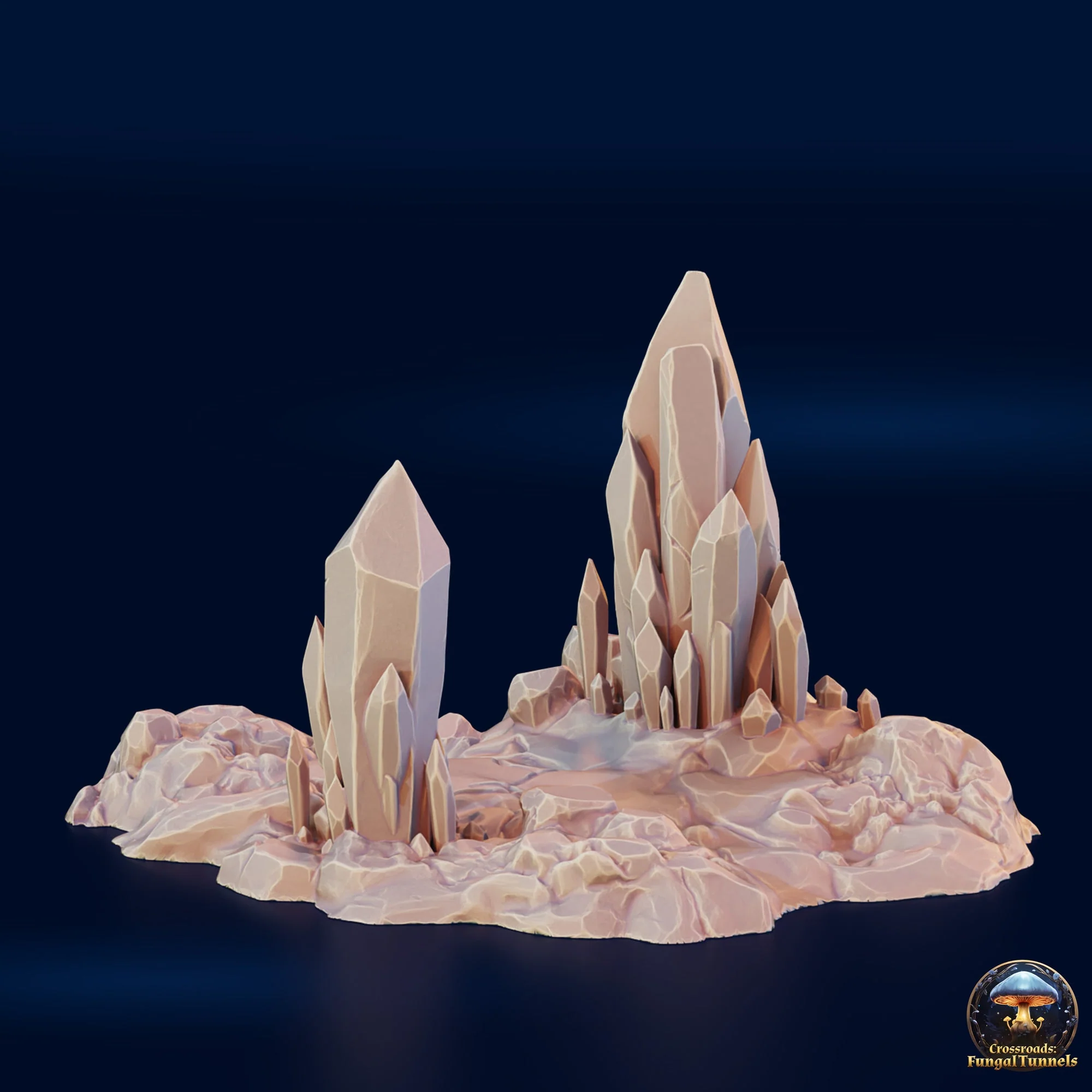 Cave Floor Scatter - Crossroads Fungal Tunnels - 3DHexes Wargaming Terrain D&D DnD - Image 3