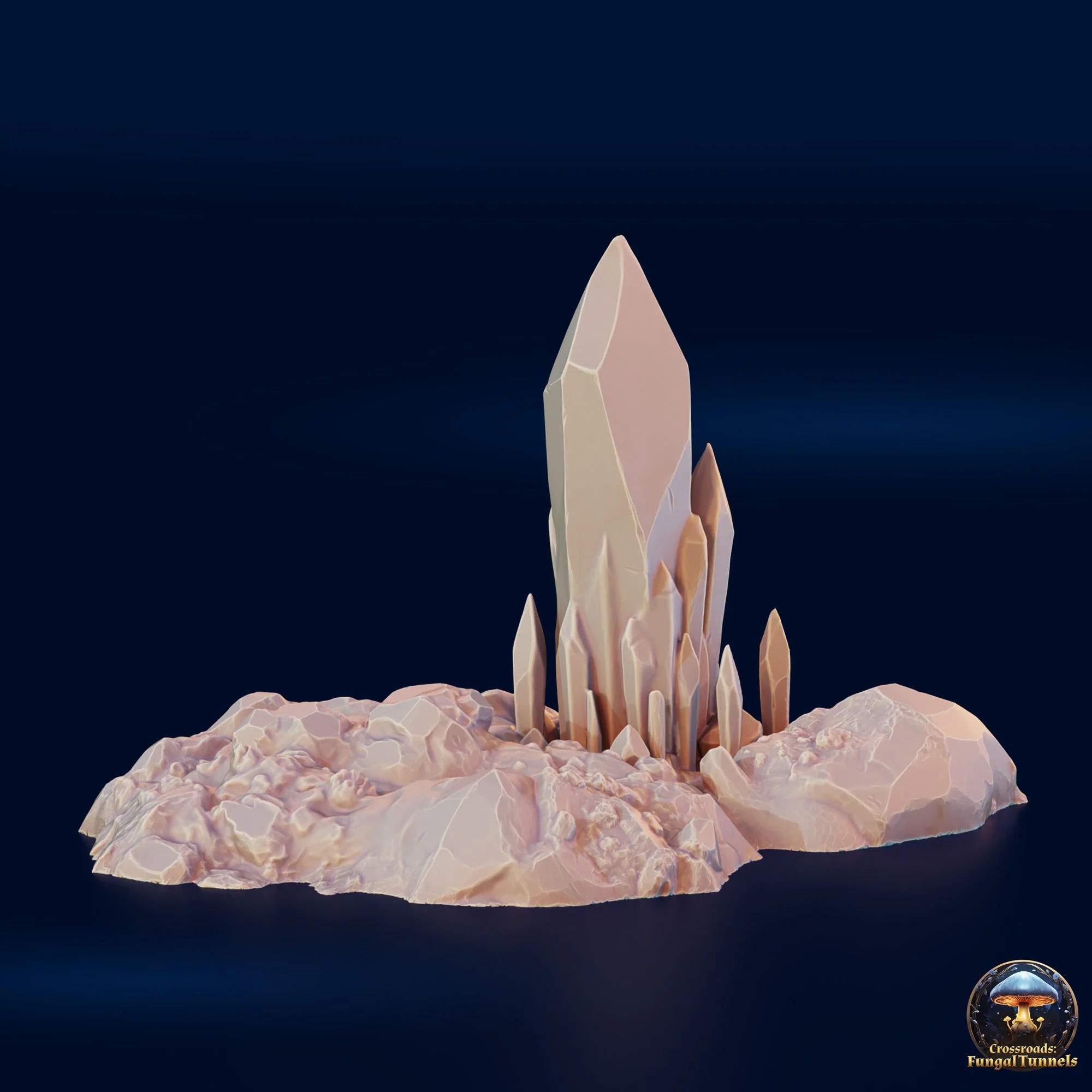 Cave Floor Scatter - Crossroads Fungal Tunnels - 3DHexes Wargaming Terrain D&D DnD - Image 4