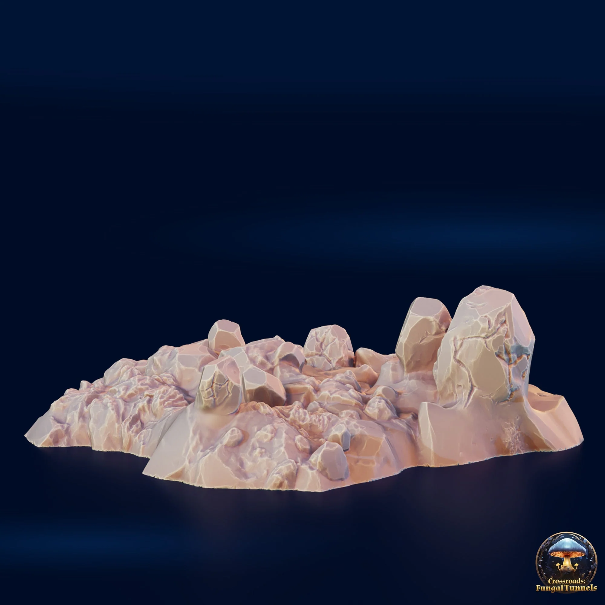 Cave Floor Scatter - Crossroads Fungal Tunnels - 3DHexes Wargaming Terrain D&D DnD - Image 5
