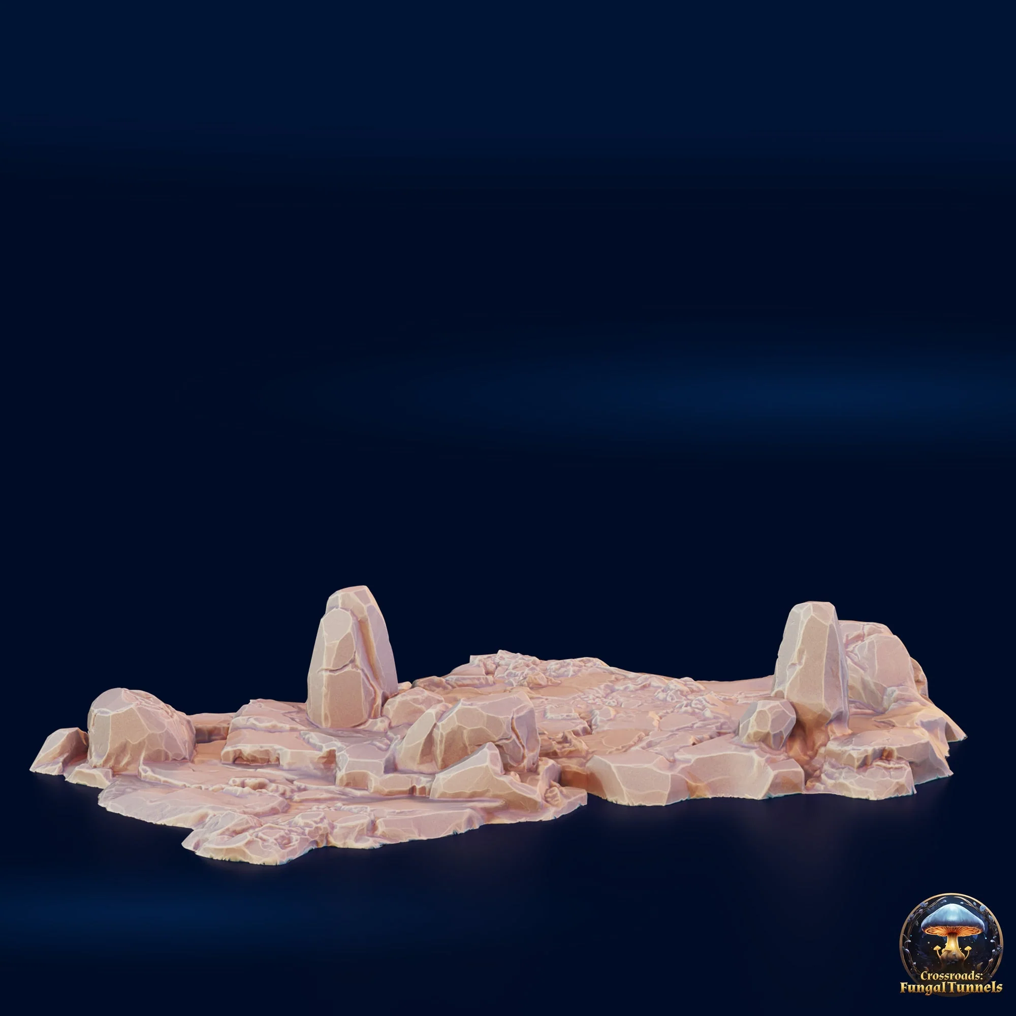 Cave Floor Scatter - Crossroads Fungal Tunnels - 3DHexes Wargaming Terrain D&D DnD - Image 7