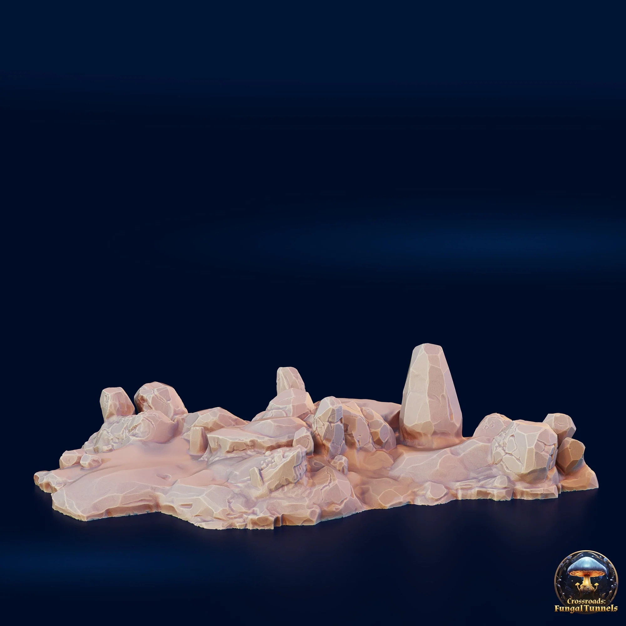 Cave Floor Scatter - Crossroads Fungal Tunnels - 3DHexes Wargaming Terrain D&D DnD - Image 8