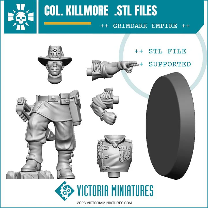 Col. Killmore. AdeptiCon 2026 STL - Image 2