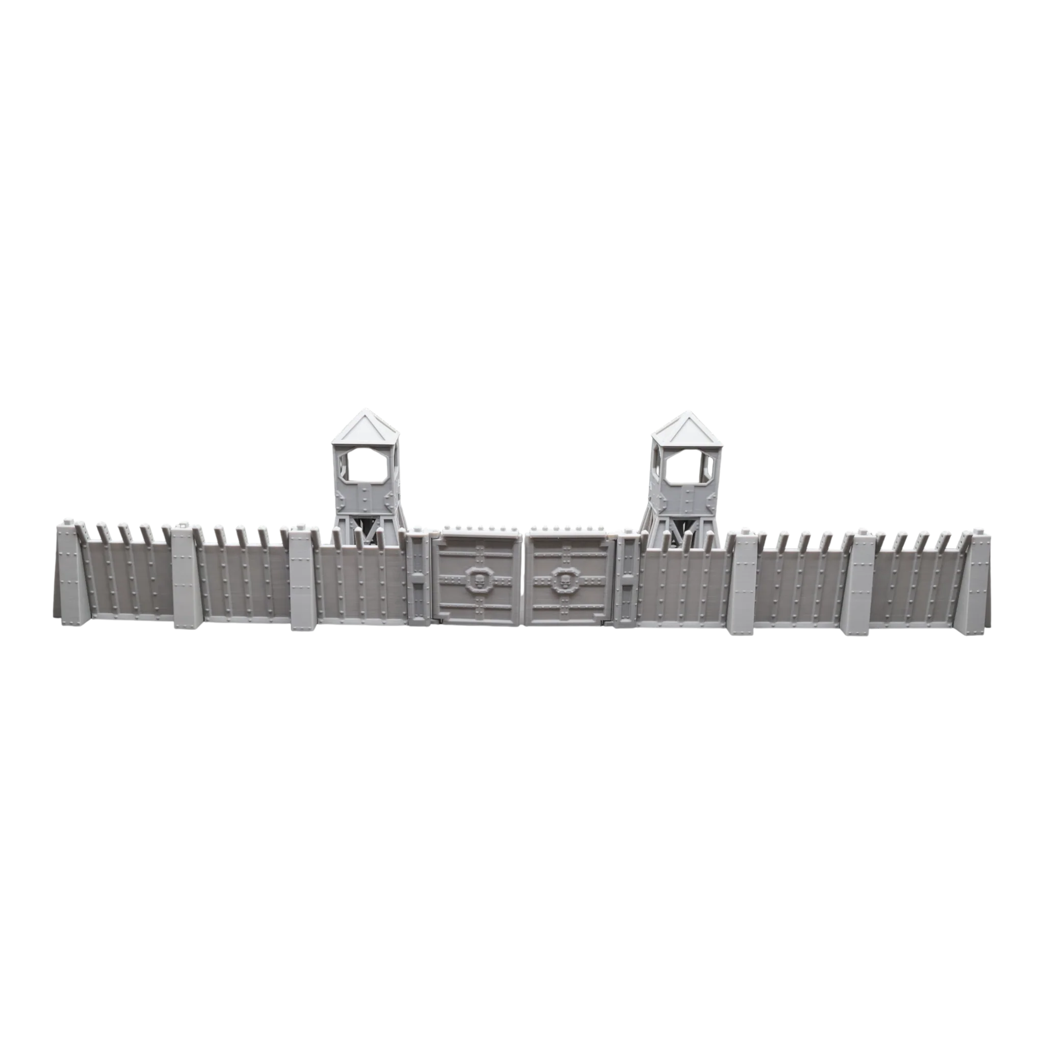 Command Station Watch Tower + Walls - 28mm Wargaming Scatter Terrain Scenery
