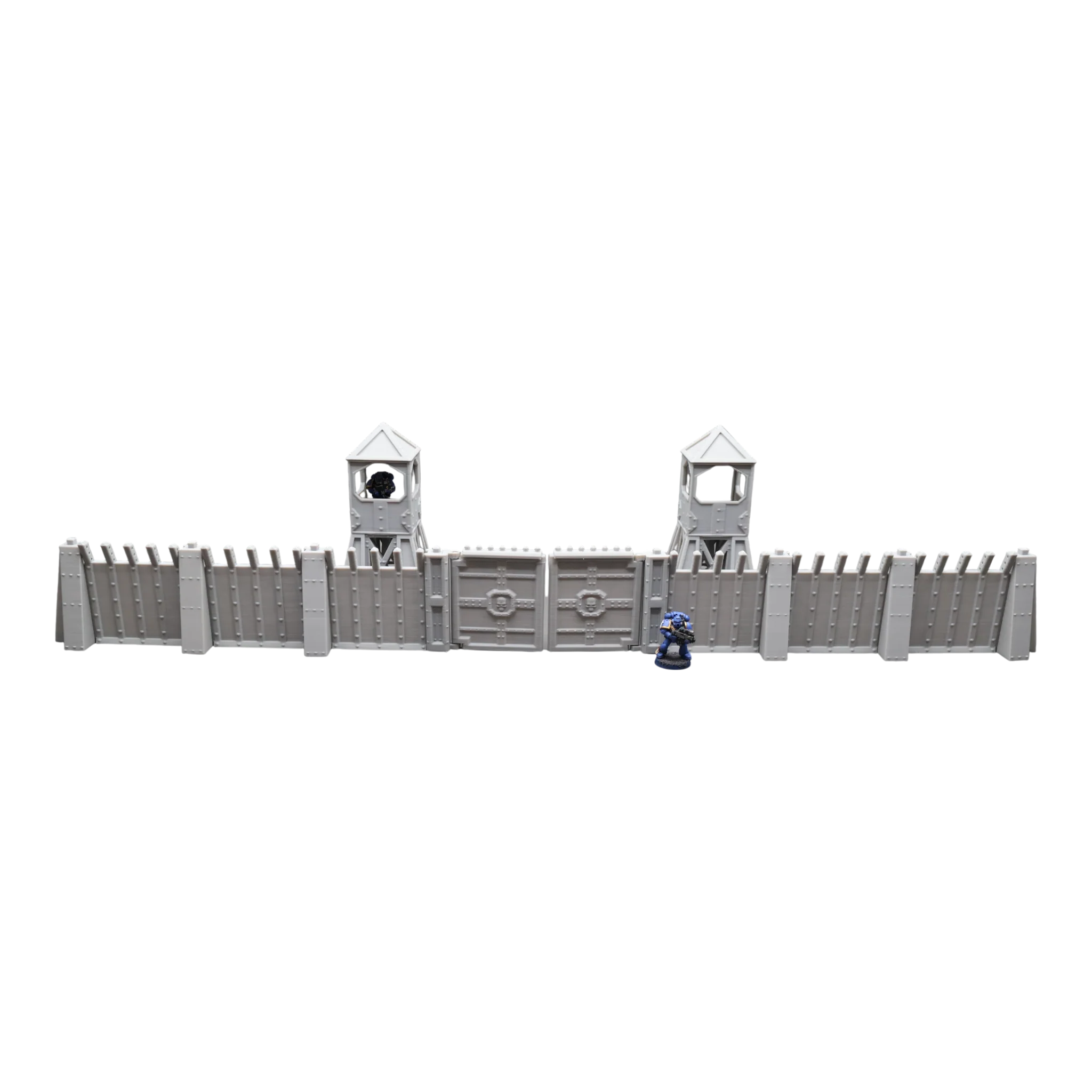 Command Station Watch Tower + Walls - 28mm Wargaming Scatter Terrain Scenery - Image 2