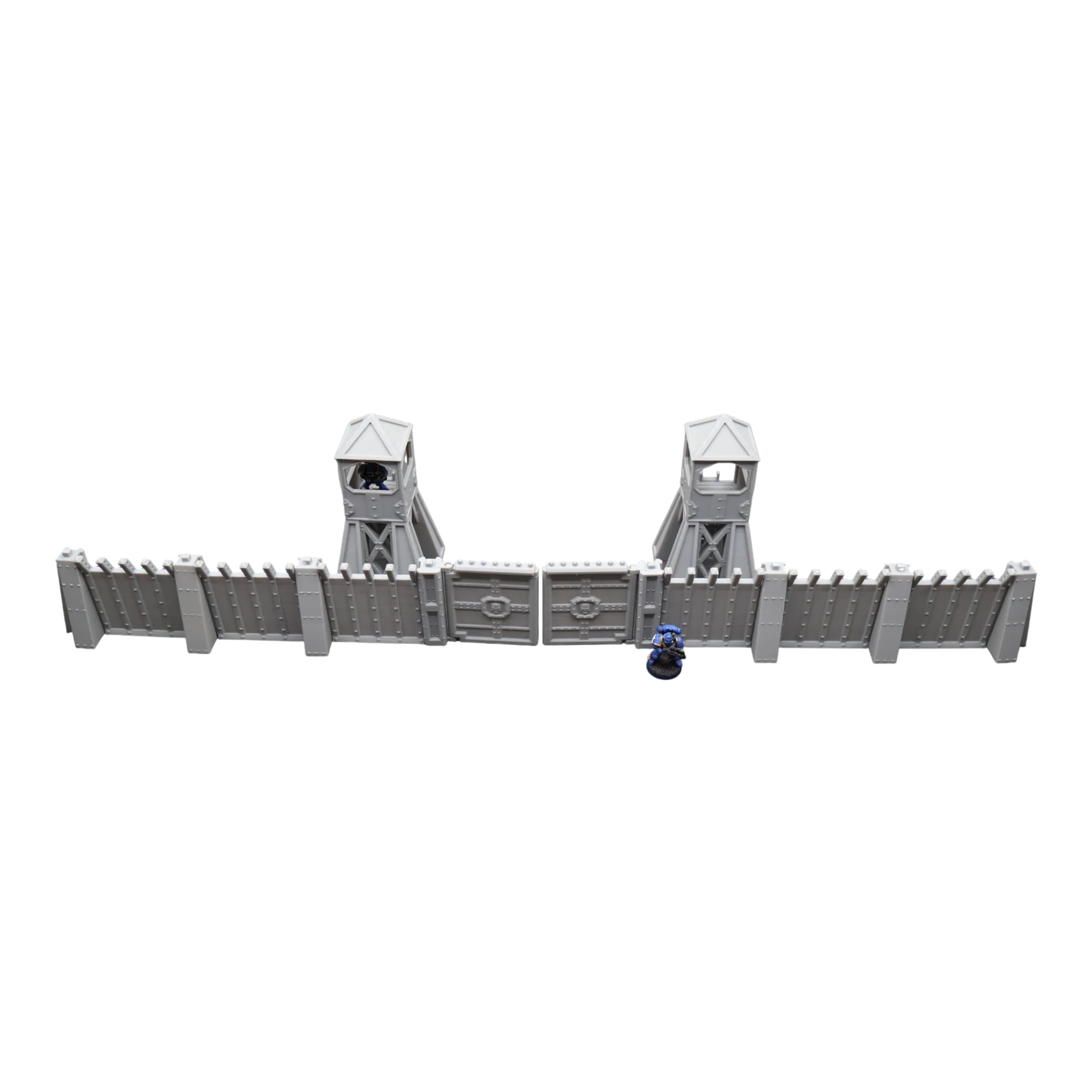Command Station Watch Tower + Walls - 28mm Wargaming Scatter Terrain Scenery - Image 3