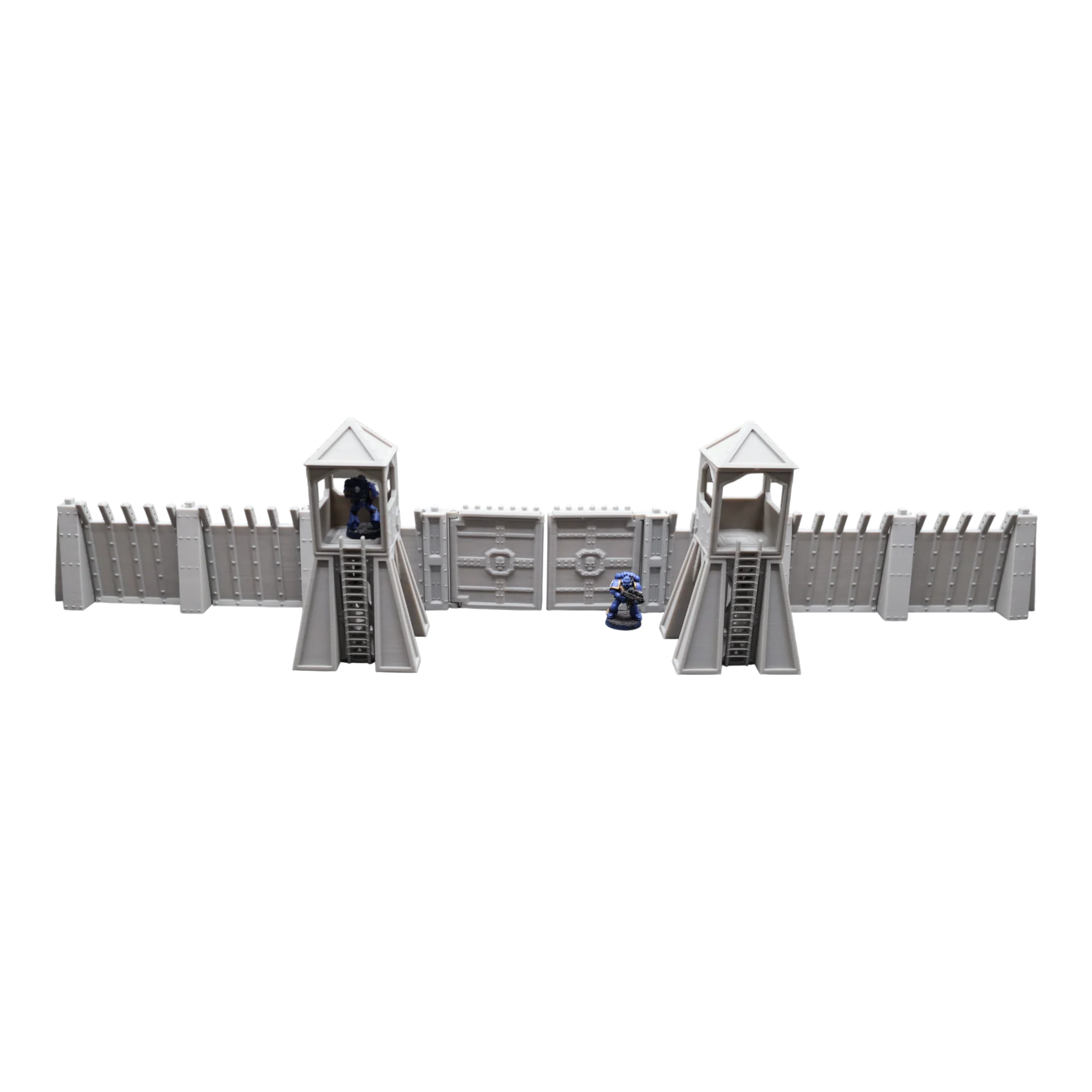Command Station Watch Tower + Walls - 28mm Wargaming Scatter Terrain Scenery - Image 5