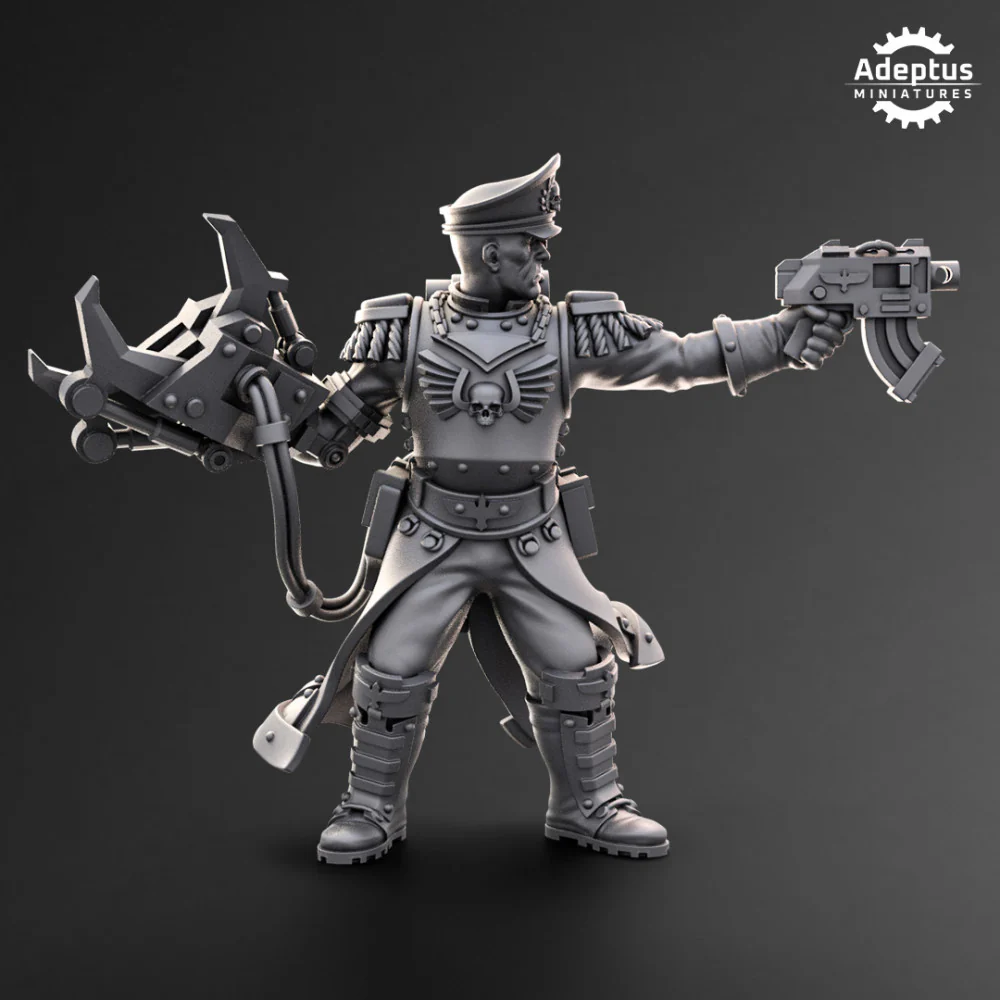 Commissar with a mechanical arm – Imperial Guard - Image 2