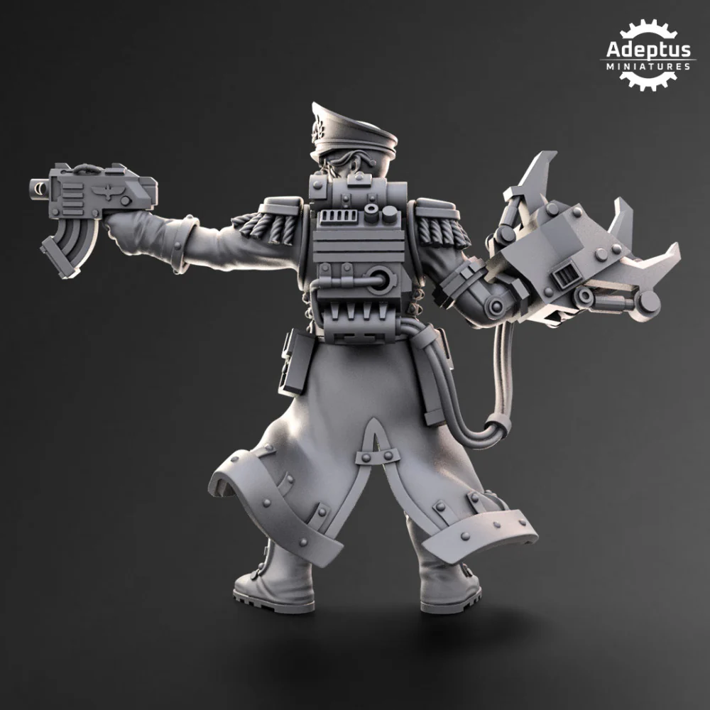 Commissar with a mechanical arm – Imperial Guard - Image 3